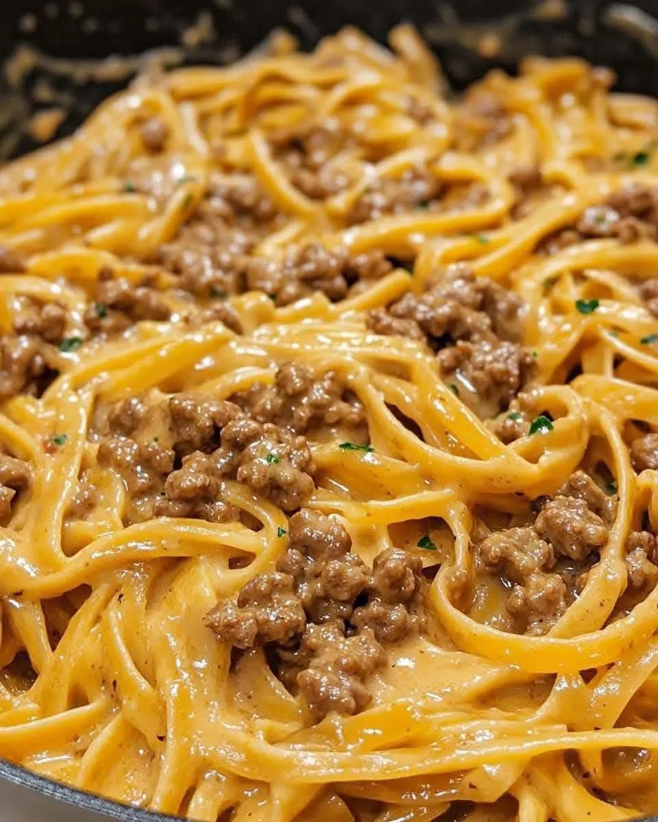 one-pot-creamy-beef-and-garlic-butter-pasta