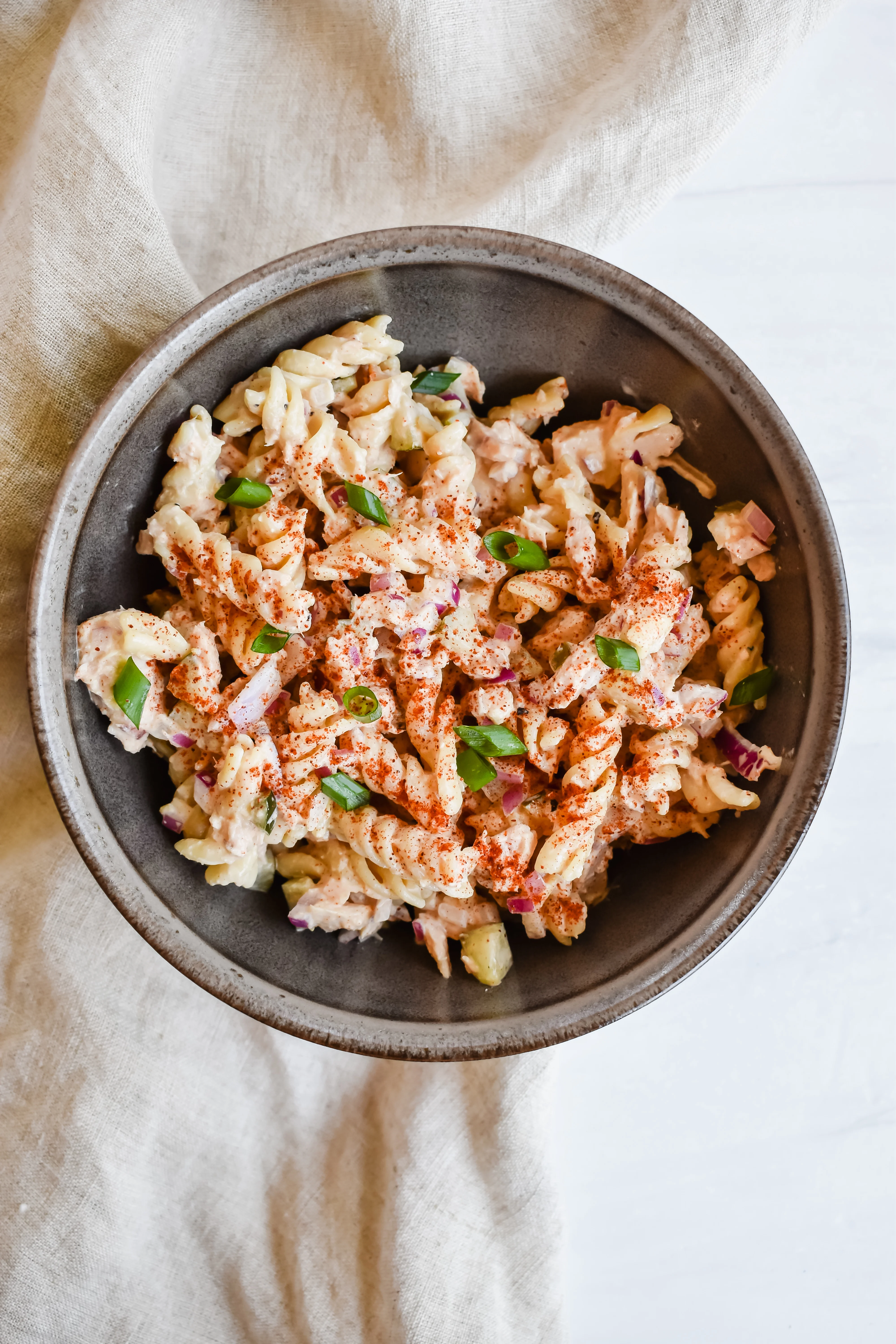 dill-pickle-tuna-pasta-salad