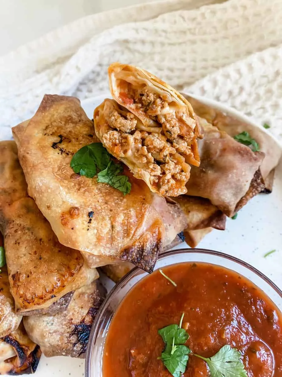 air-fryer-pizza-egg-rolls