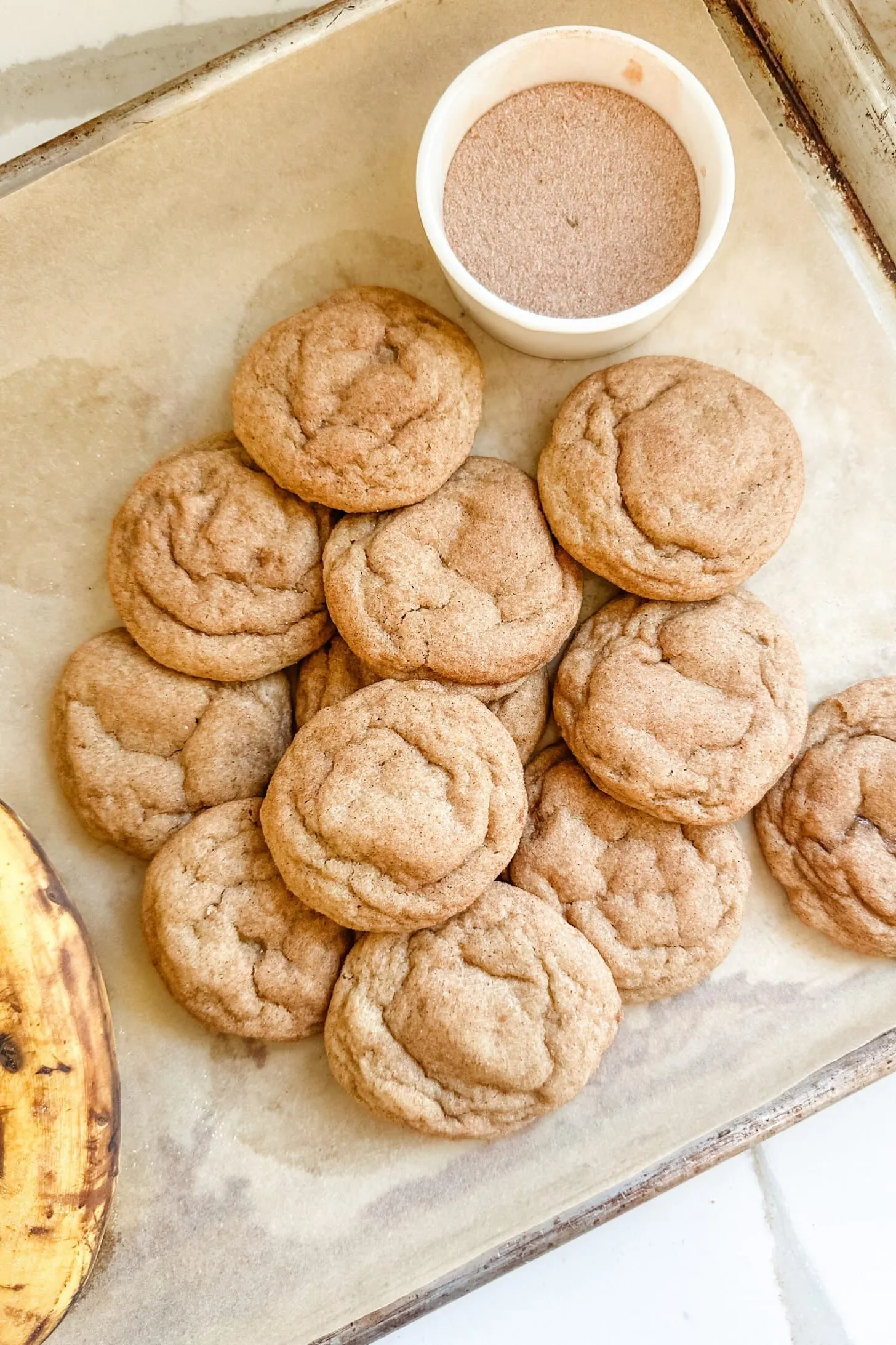 banana-snickerdoodle-cookies