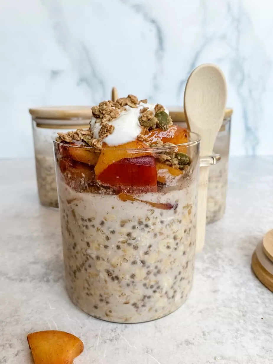 peach-overnight-oats