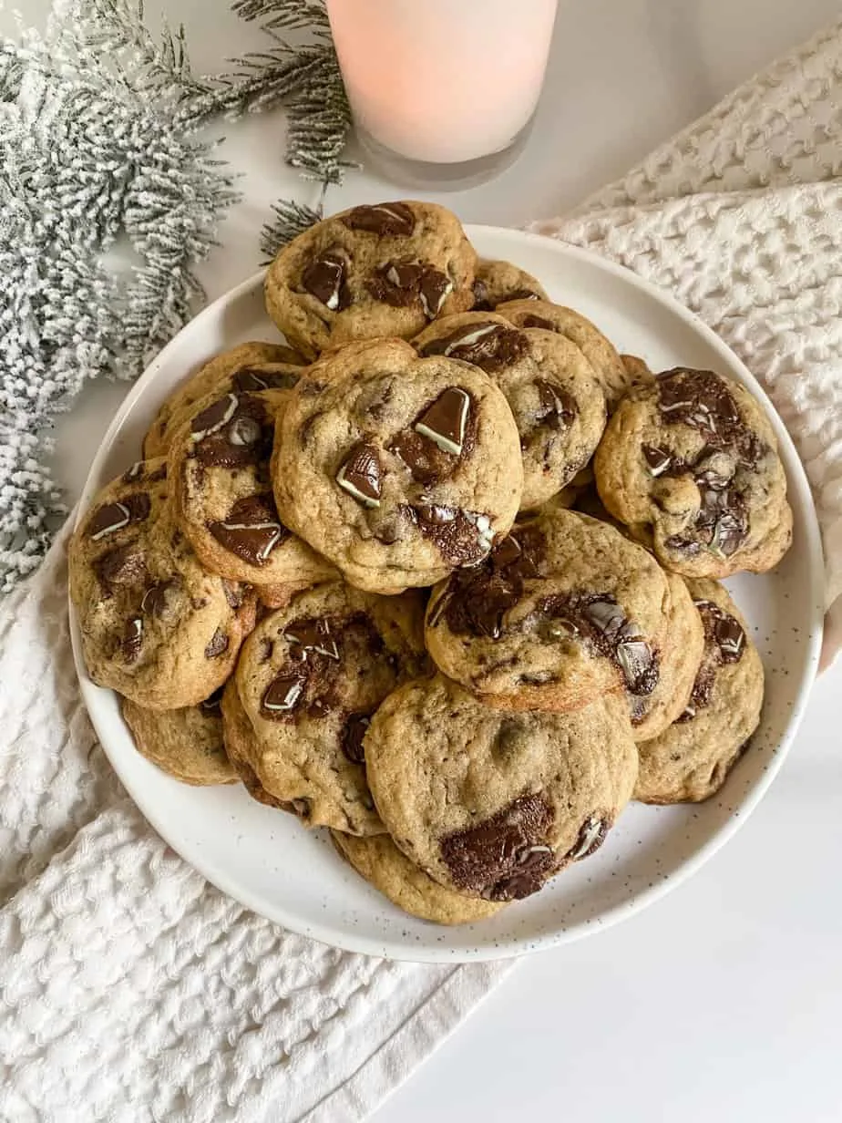 andes-mint-chocolate-chip-cookies