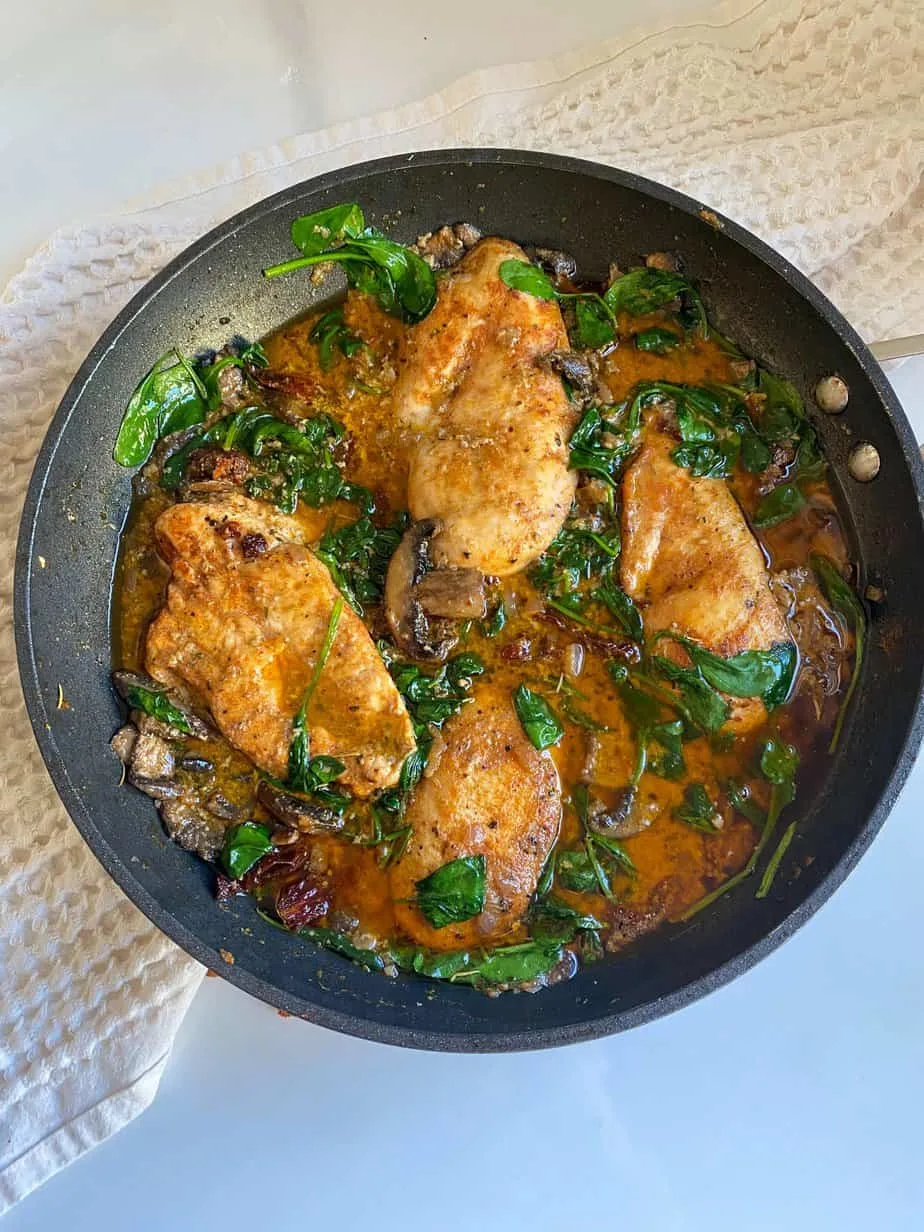 one-pan-chicken-and-mushrooms