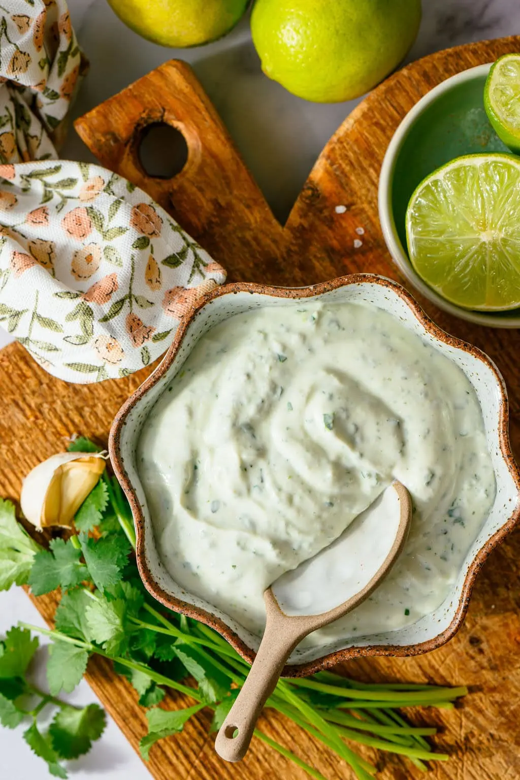 cilantro-lime-crema-sauce