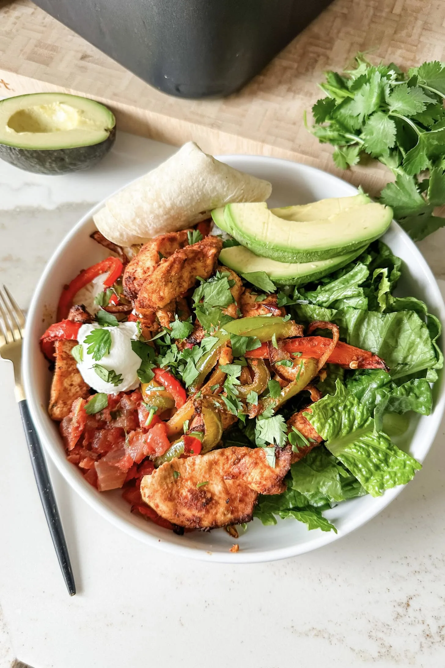 air-fryer-chicken-fajitas