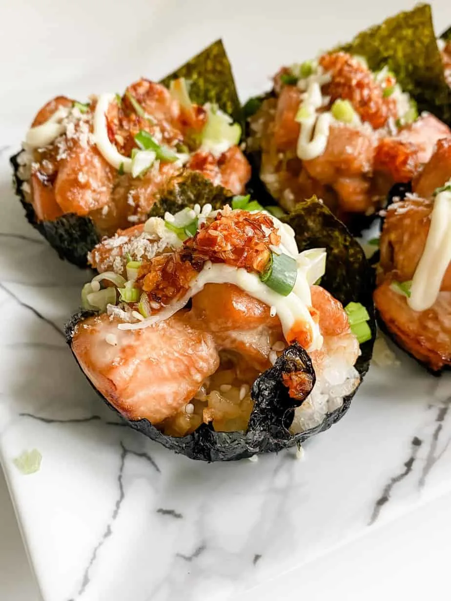 baked-salmon-sushi-cups