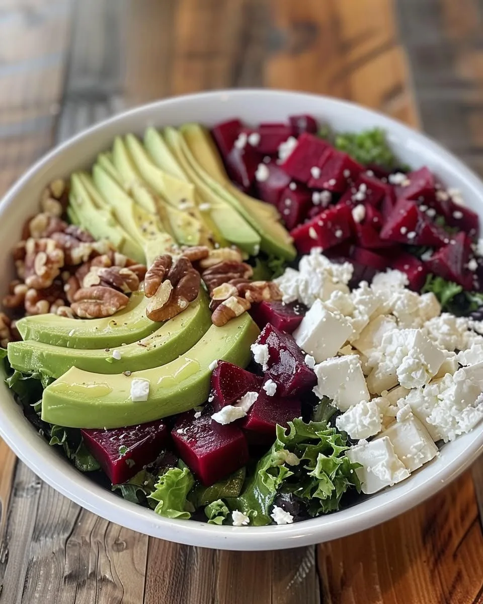 beet-avocado-and-goat-cheese-salad