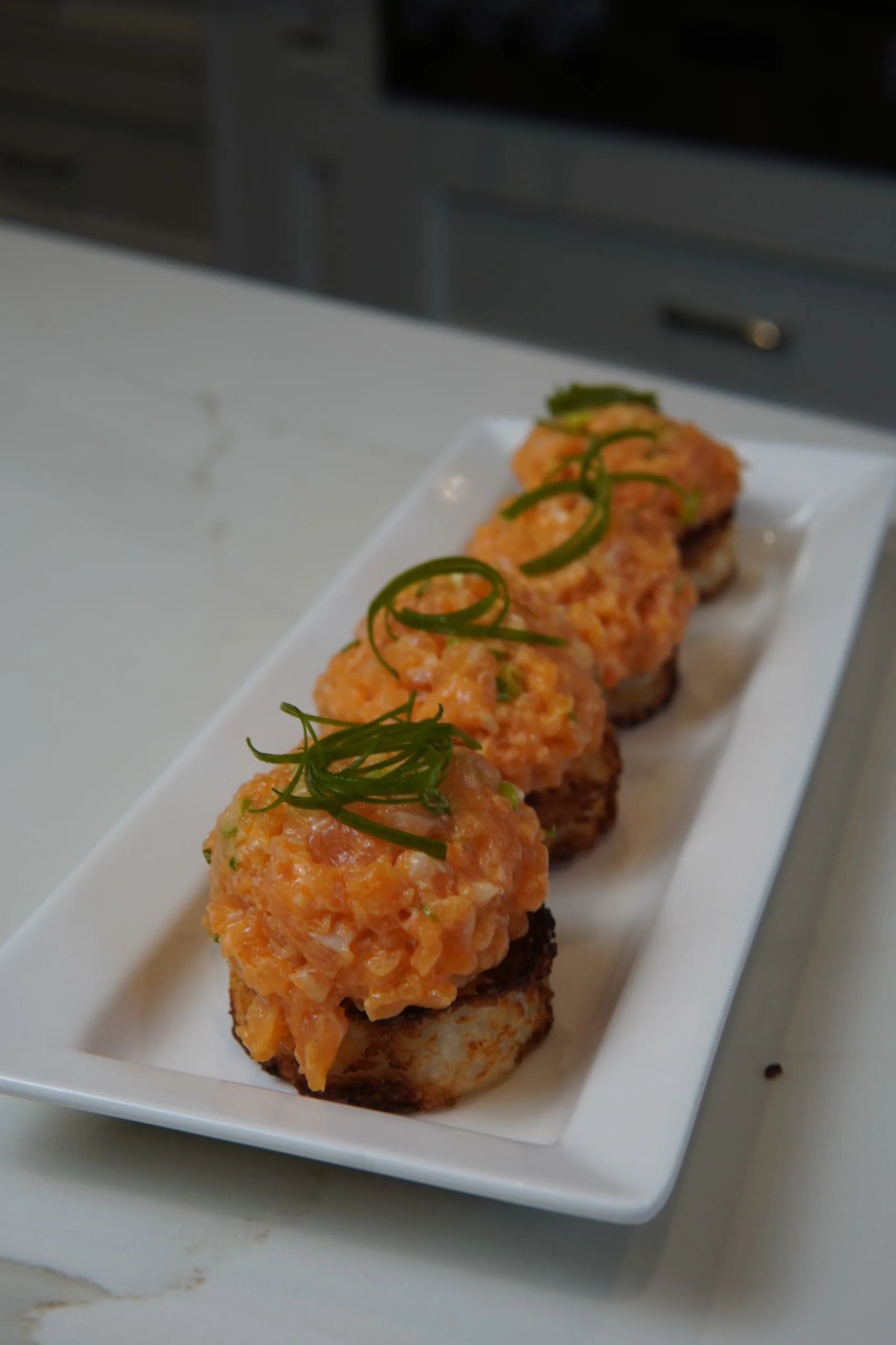 spicy-salmon-crispy-rice-(air-fryer)