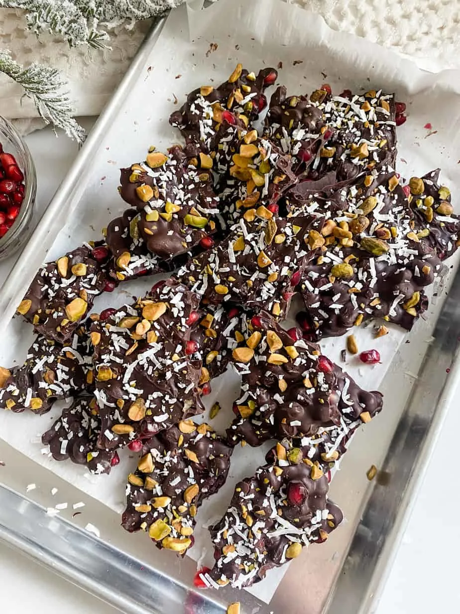 pomegranate-chocolate-bark