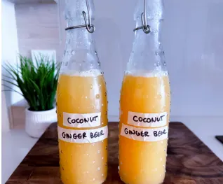 toasted-coconut-ginger-beer-(ginger-bug-drink)