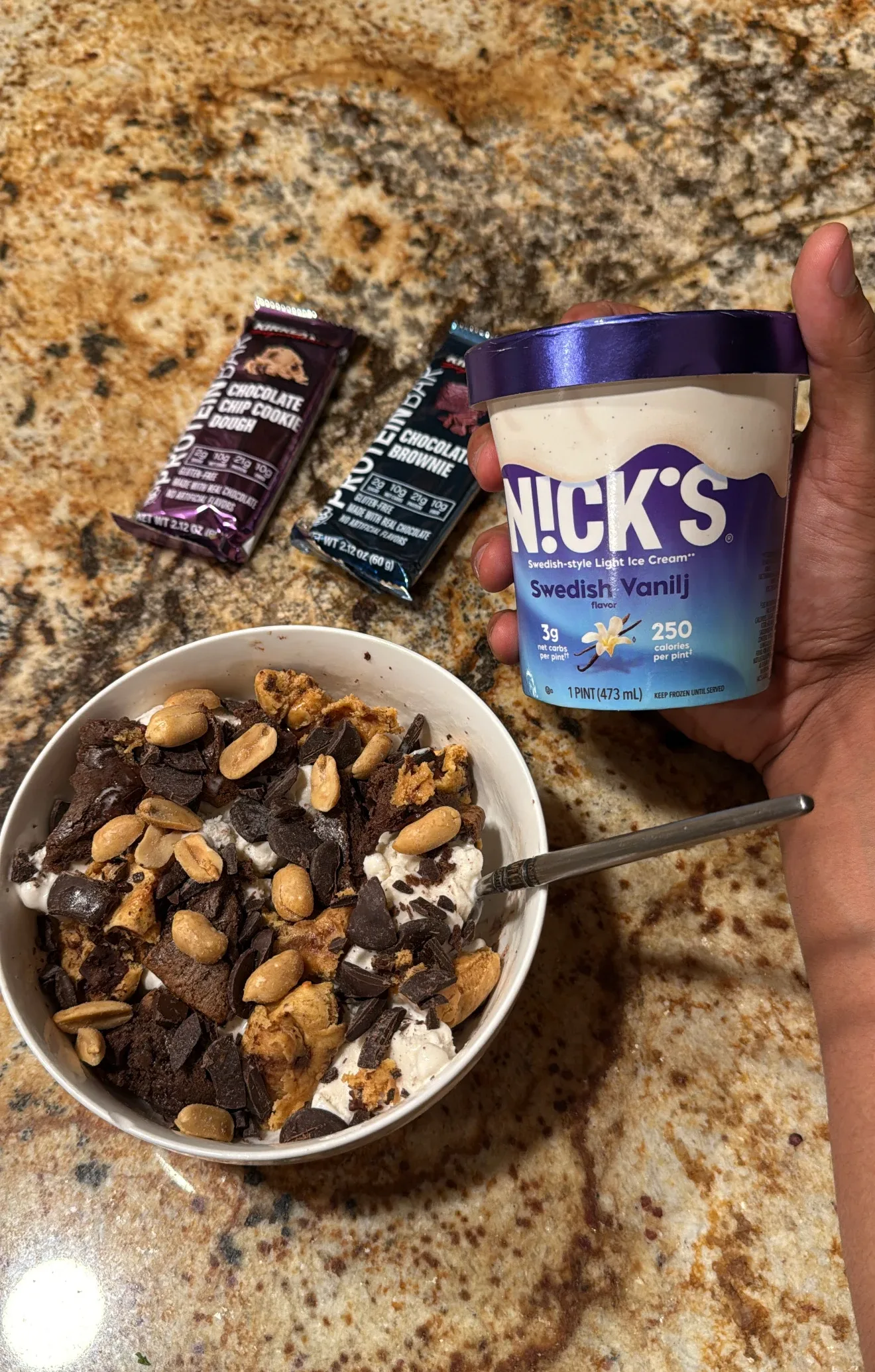 protein-brookie-cookie-ice-cream-sundae