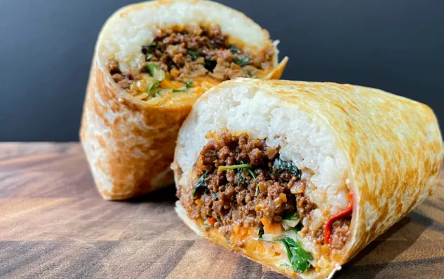 thai-basil-beef-wraps