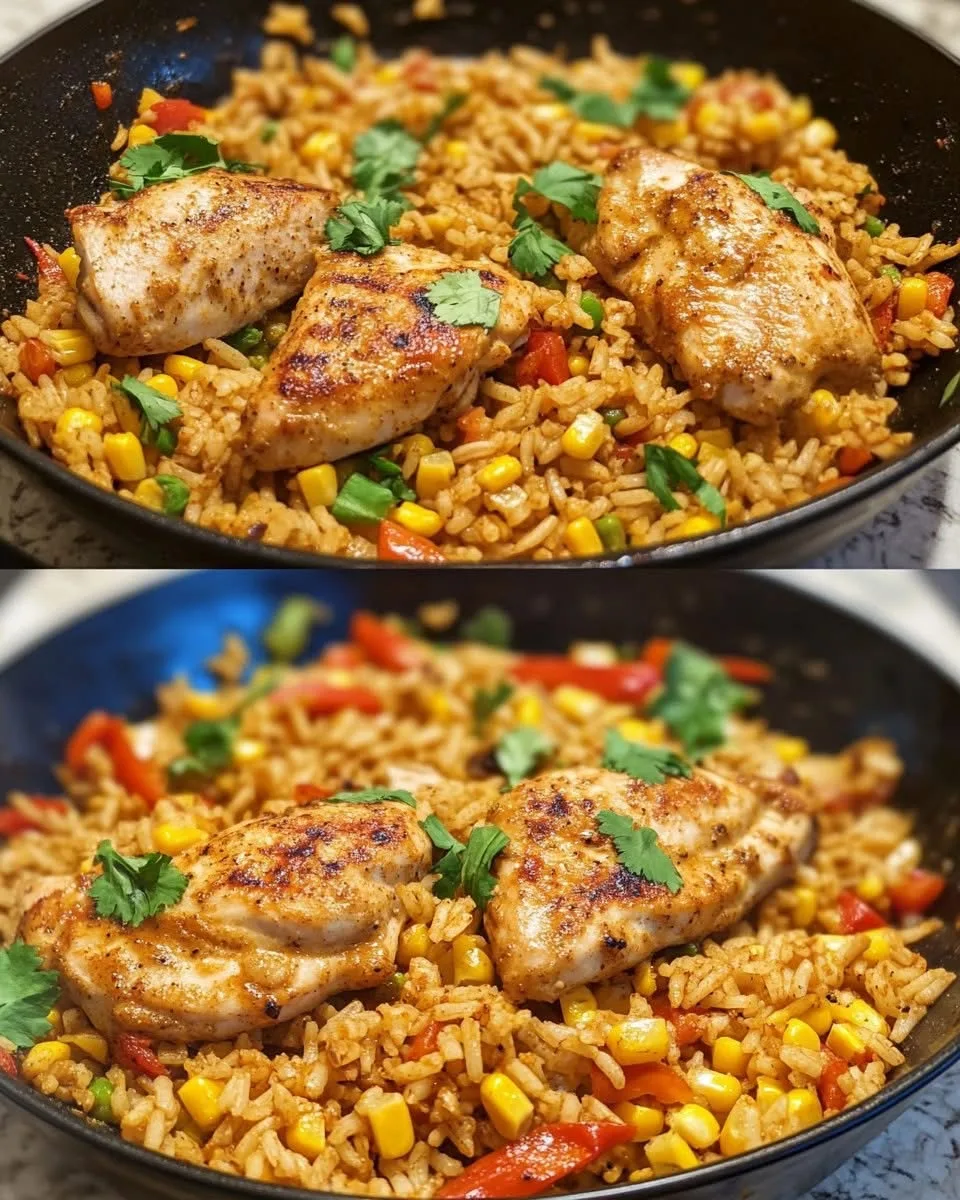 cajun-chicken-with-corn-and-red-pepper-rice
