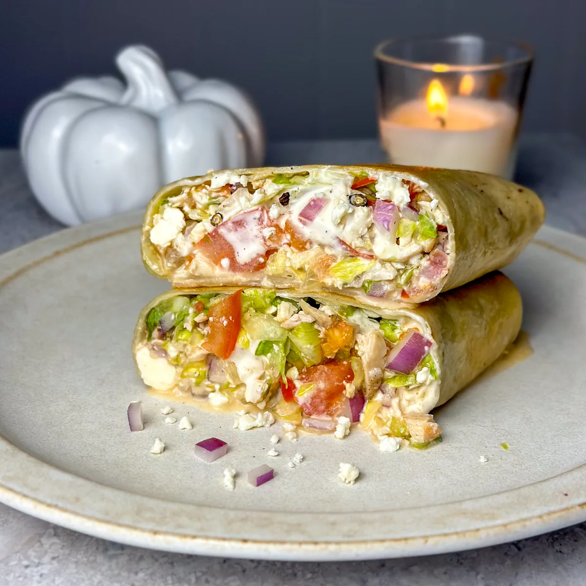 chopped-greek-chicken-wrap-recipe