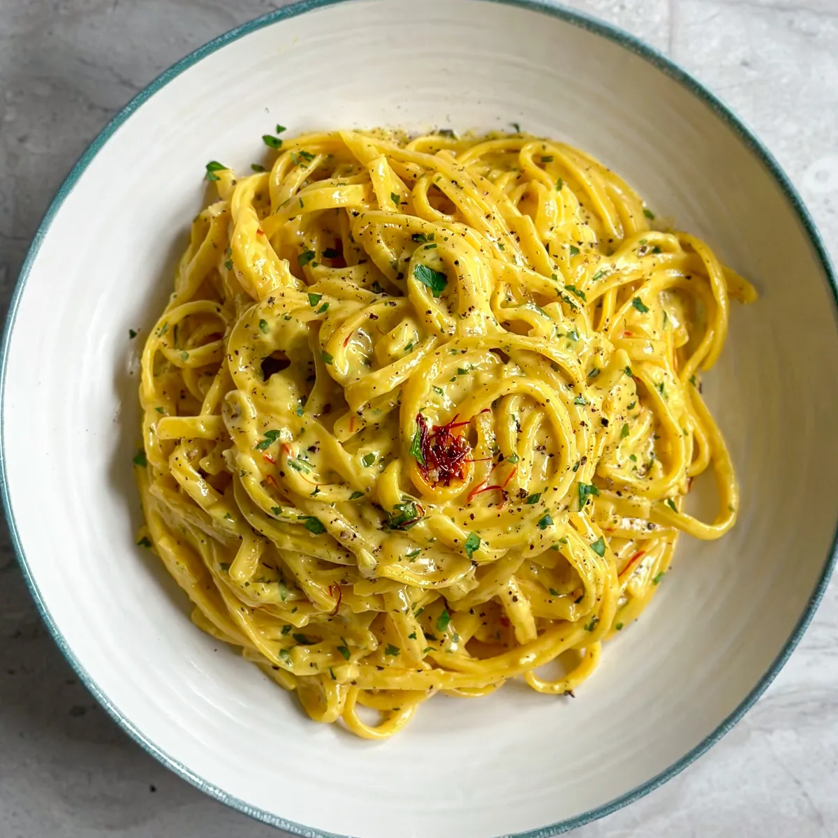 easy-and-creamy-homemade-saffron-pasta-recipe