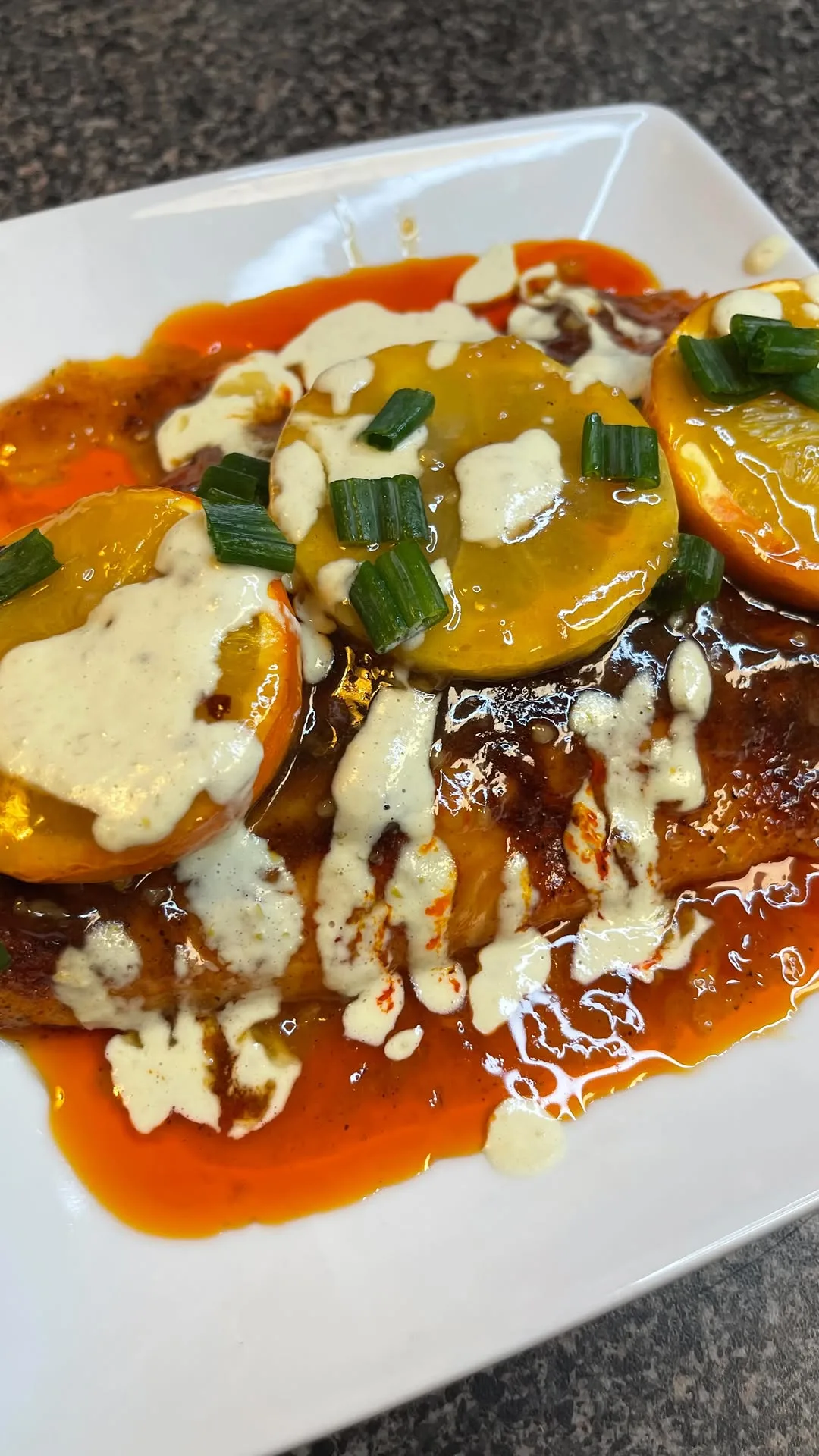 honey-citrus-garlic-glazed-salmon-with-creamy-jalapeno-sauce