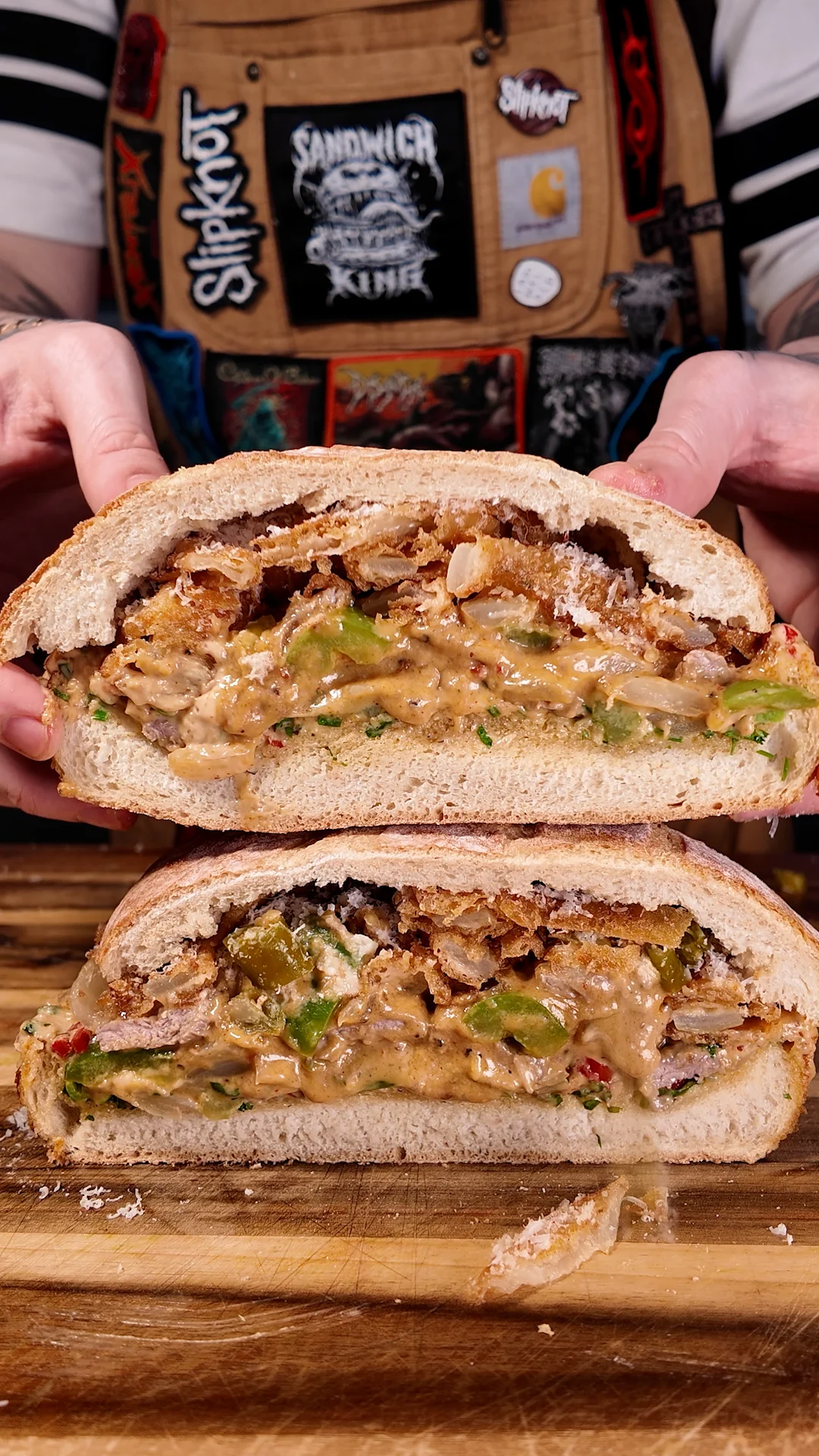 philly-cheesesteak-with-onion-rings