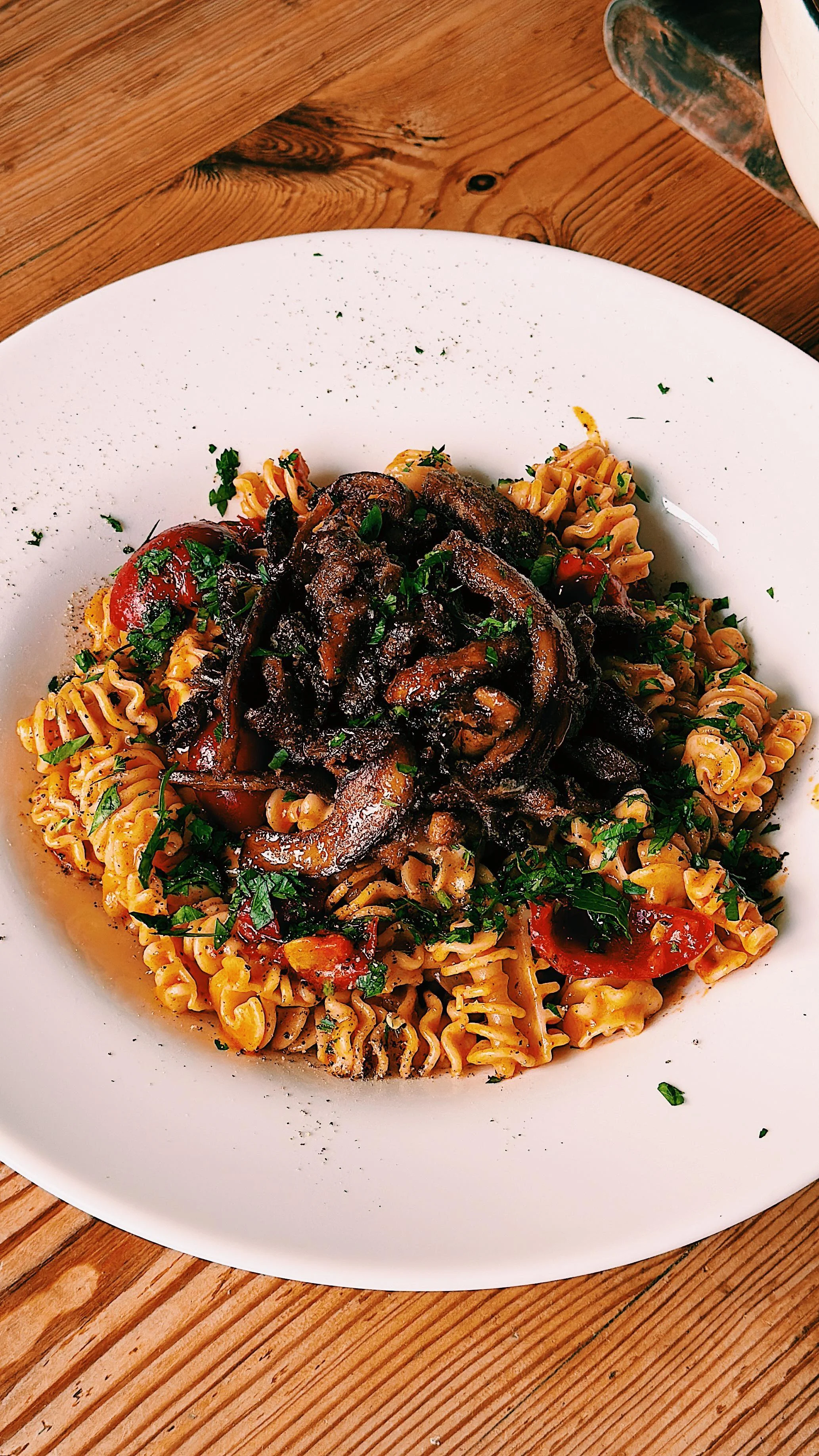 crispy-miso-mushrooms-with-harissa-pasta-2