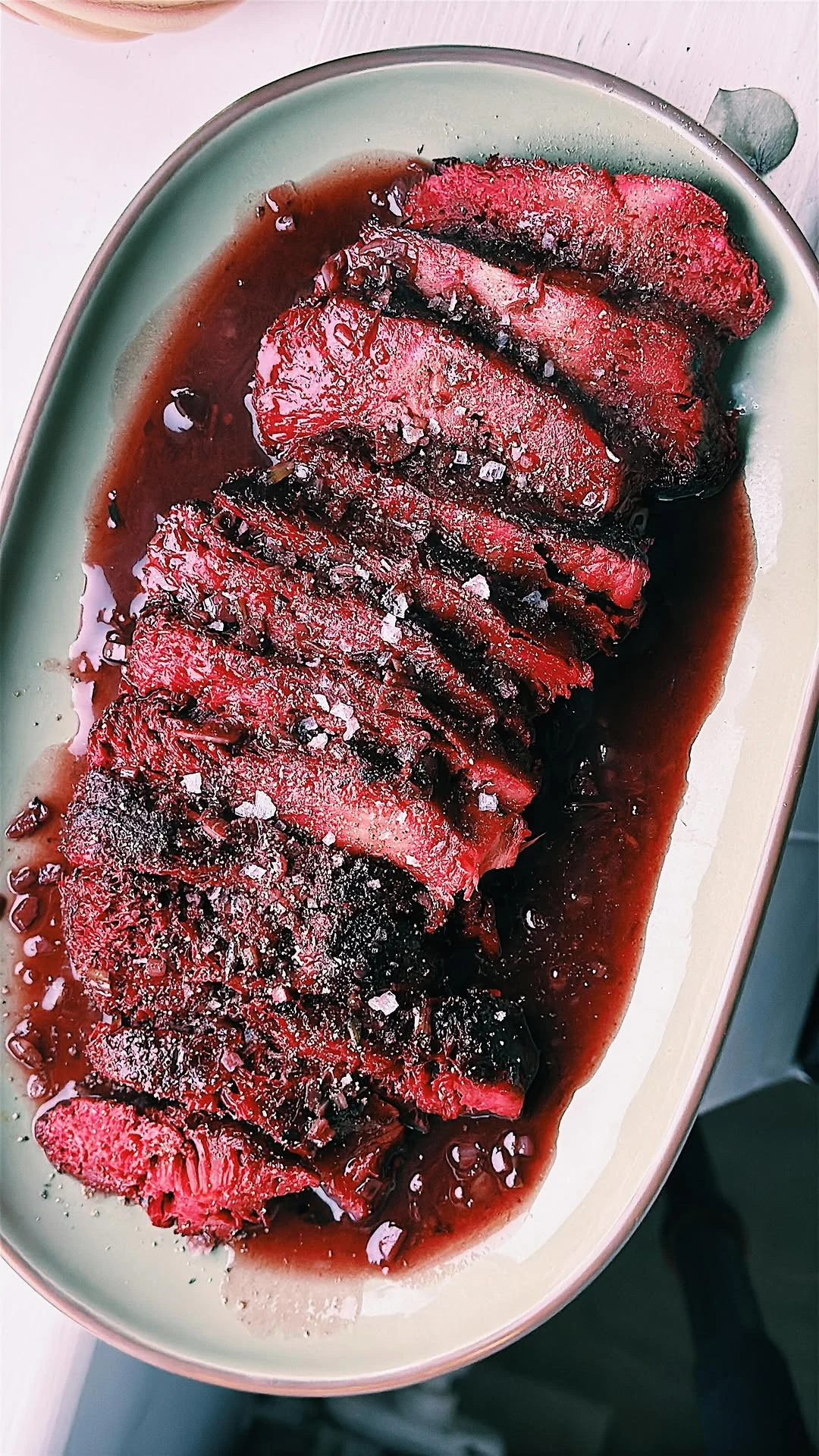 lions-mane-steak-with-a-red-wine-sauce