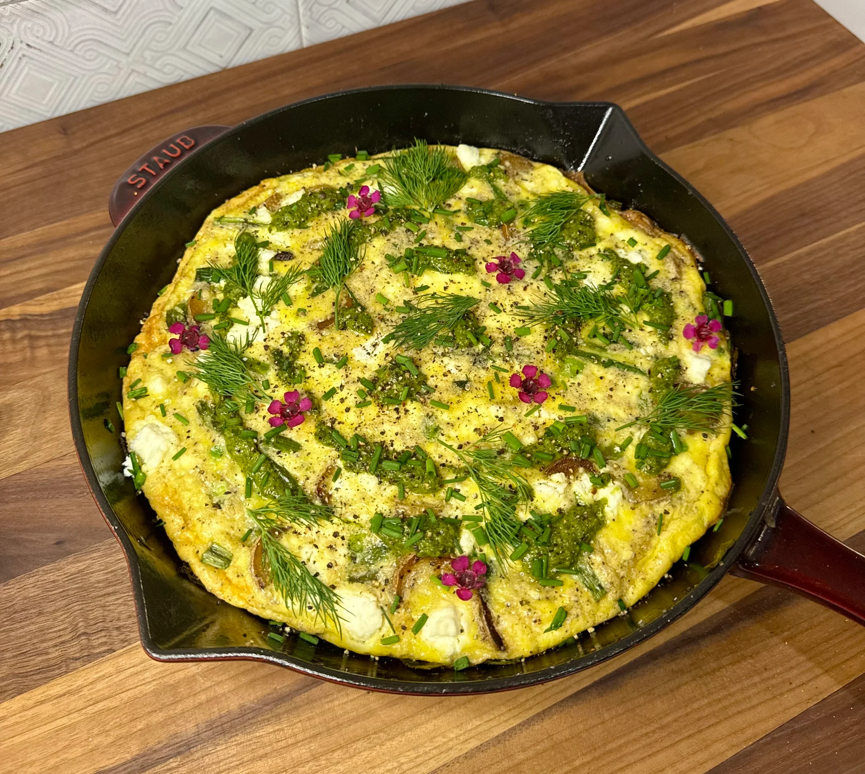 goat-cheese-potato-and-veggie-frittata