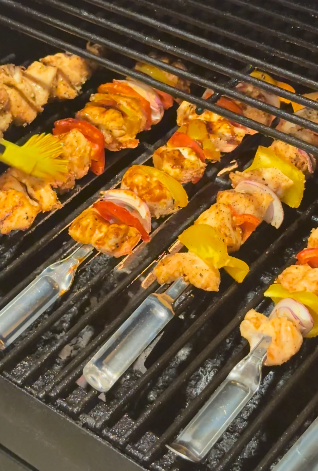 bbq-chicken-and-veggie-kebabs-with-skillet-potatoes