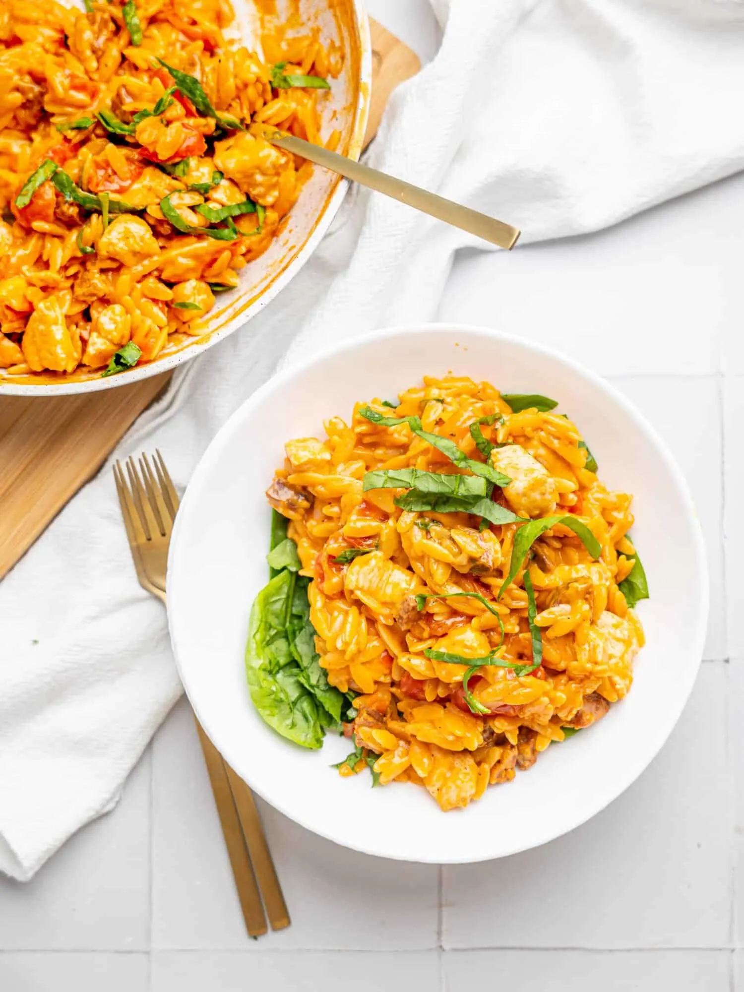 creamy-cajun-chicken-and-chorizo-orzo