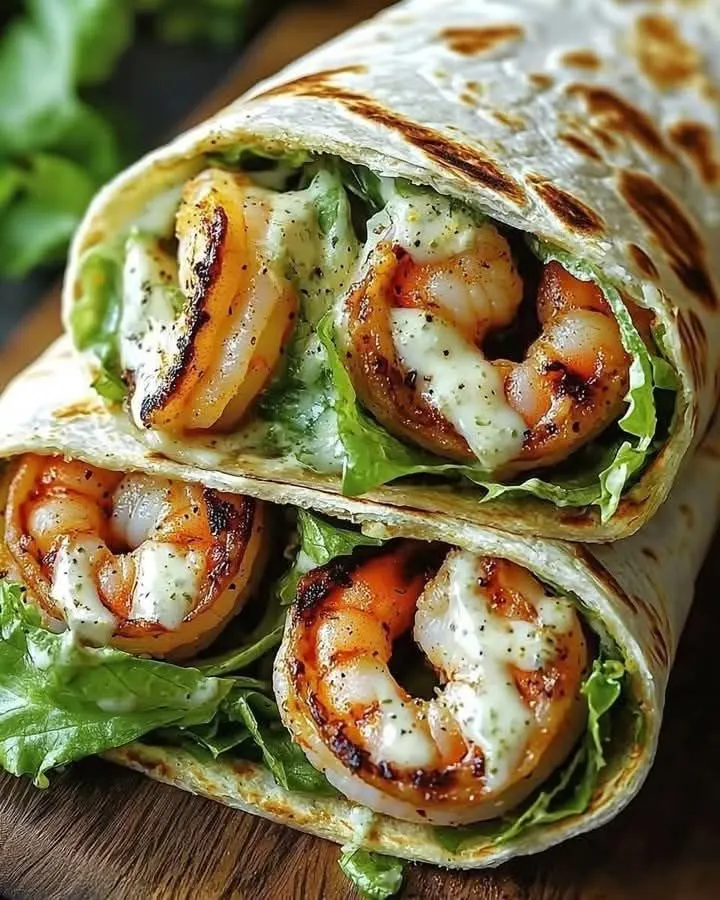 garlic-shrimp-caesar-wrap