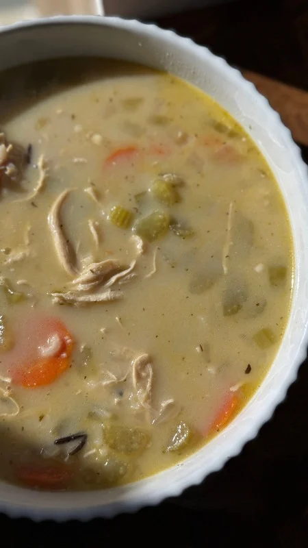 instant-pot-wild-rice-and-chicken-soup