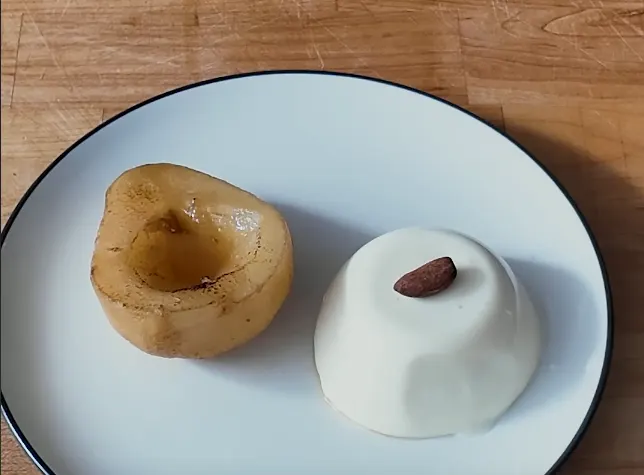 panna-cotta-with-poached-pears