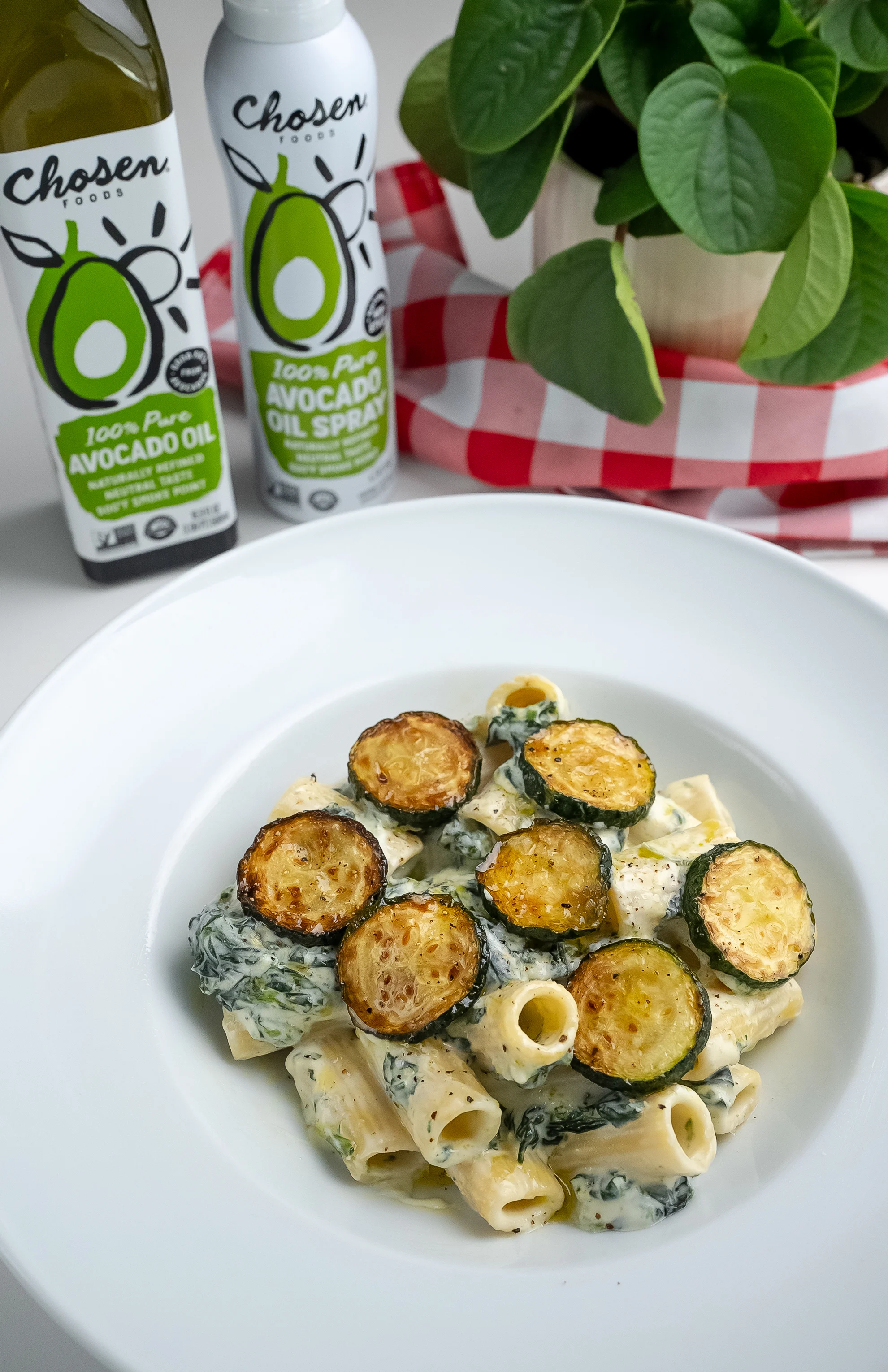 ricotta-and-spinach-rigatoni-with-fried-zucchini