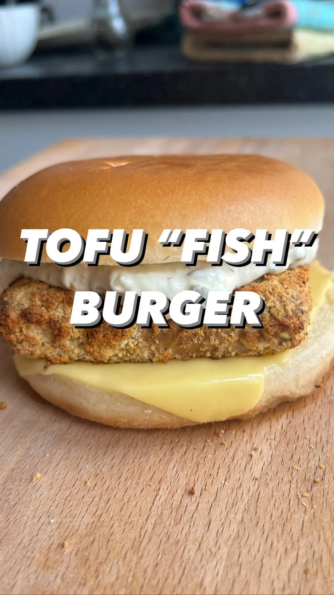 tofu-"fish"-burger