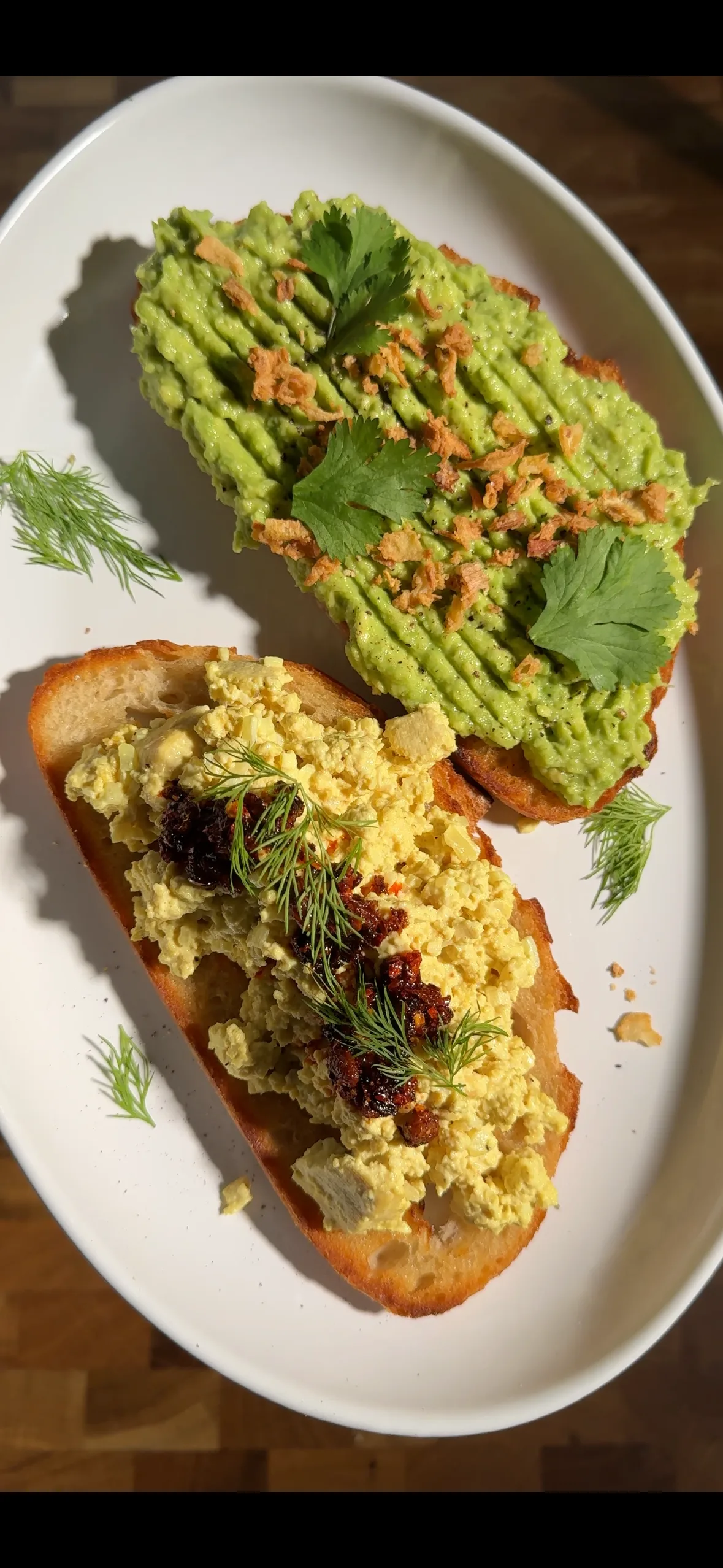 scramble-tofu-and-avo-toast