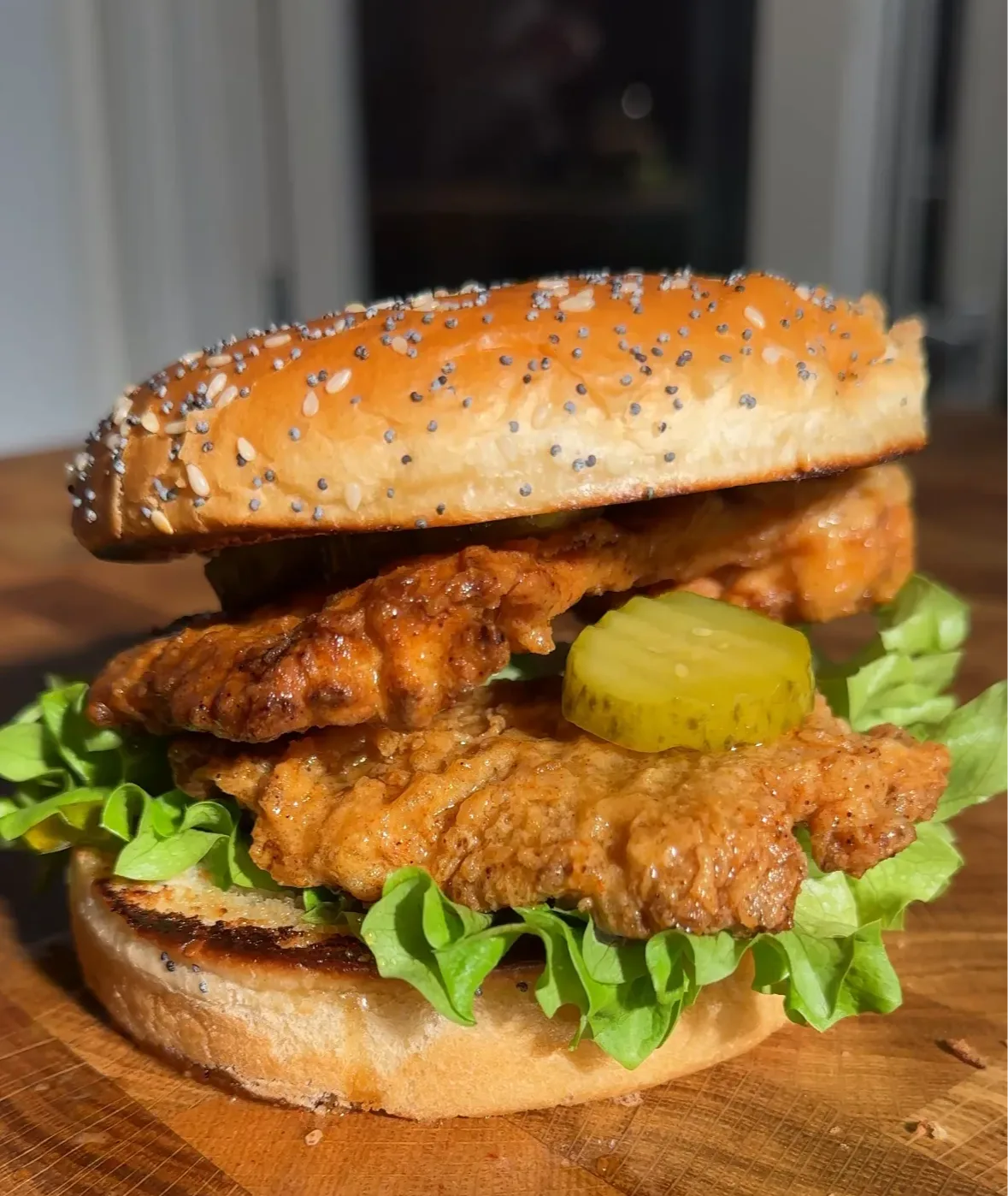 vegan-hot-'honey'-burger
