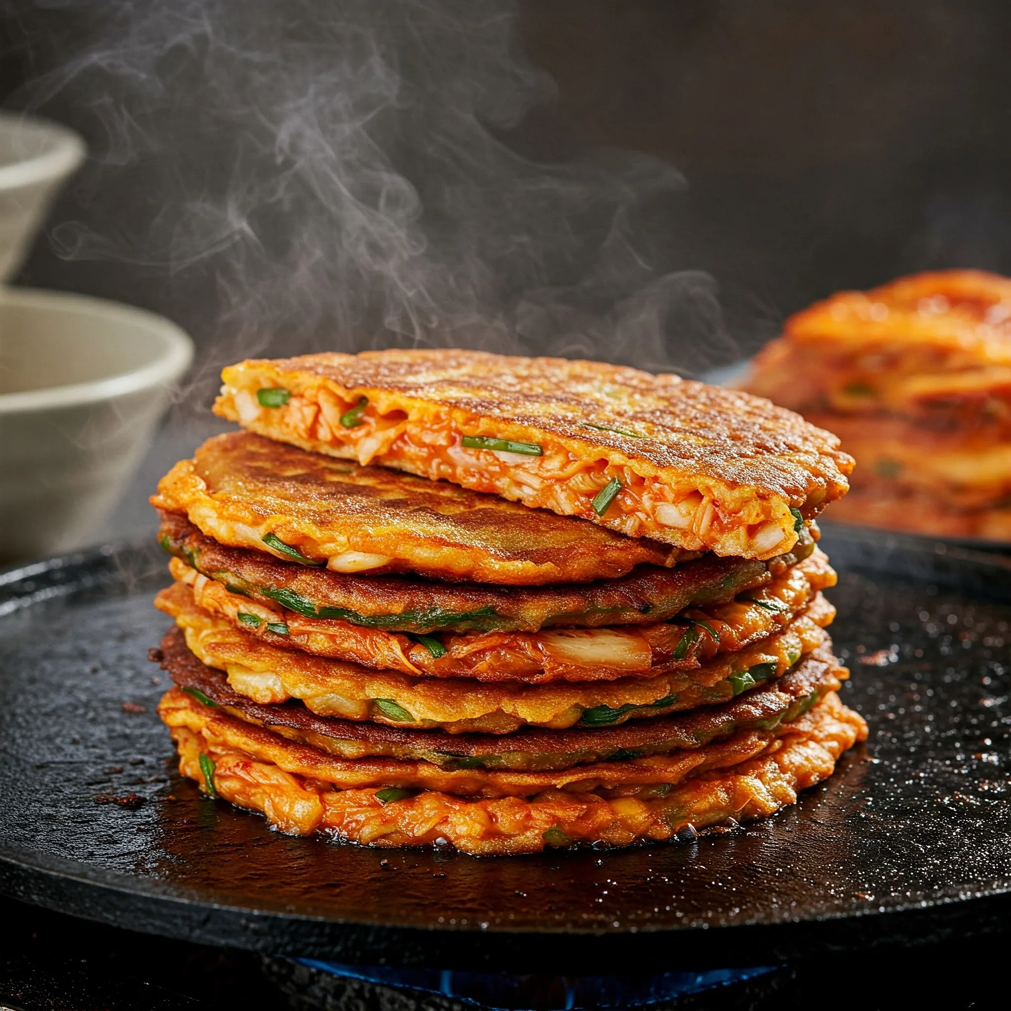 fiery-korean-kimchi-pancakes-(kimchi-jeon)