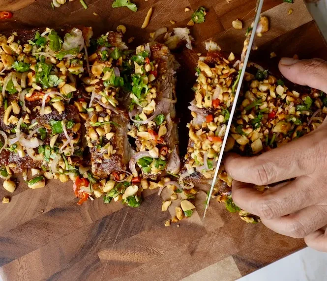 sticky-tamarind-glazed-ribs-(caribbean-vietnamese-fusion)