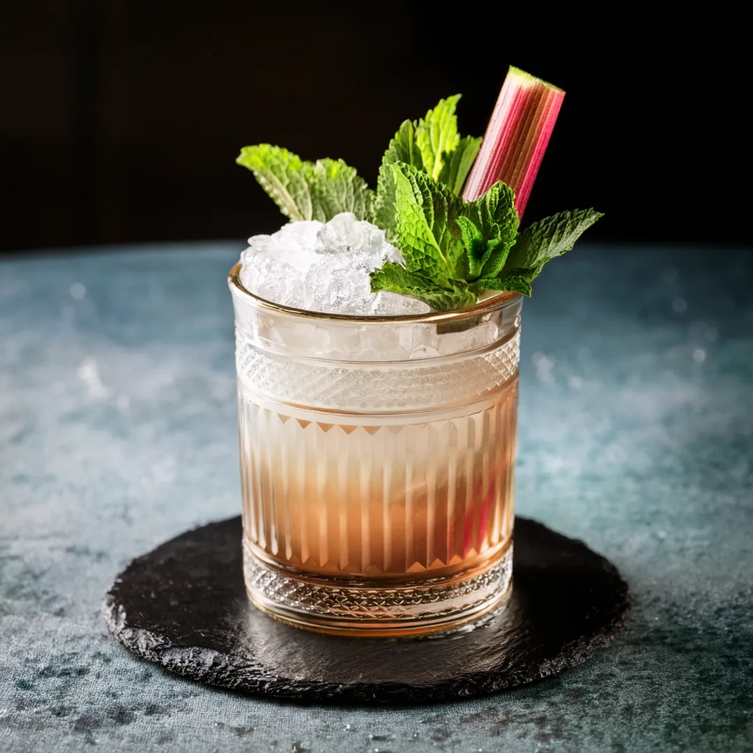 rhubarb-mint-julep