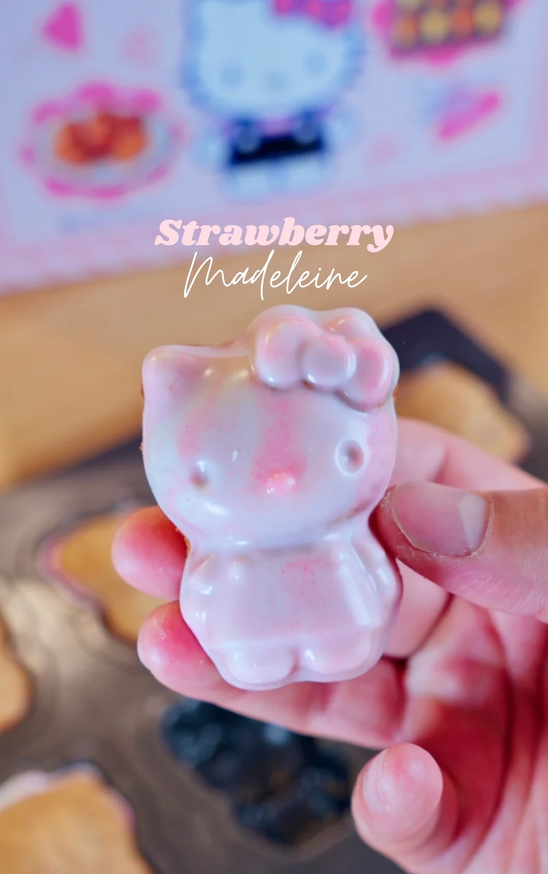 strawberry-madeleines