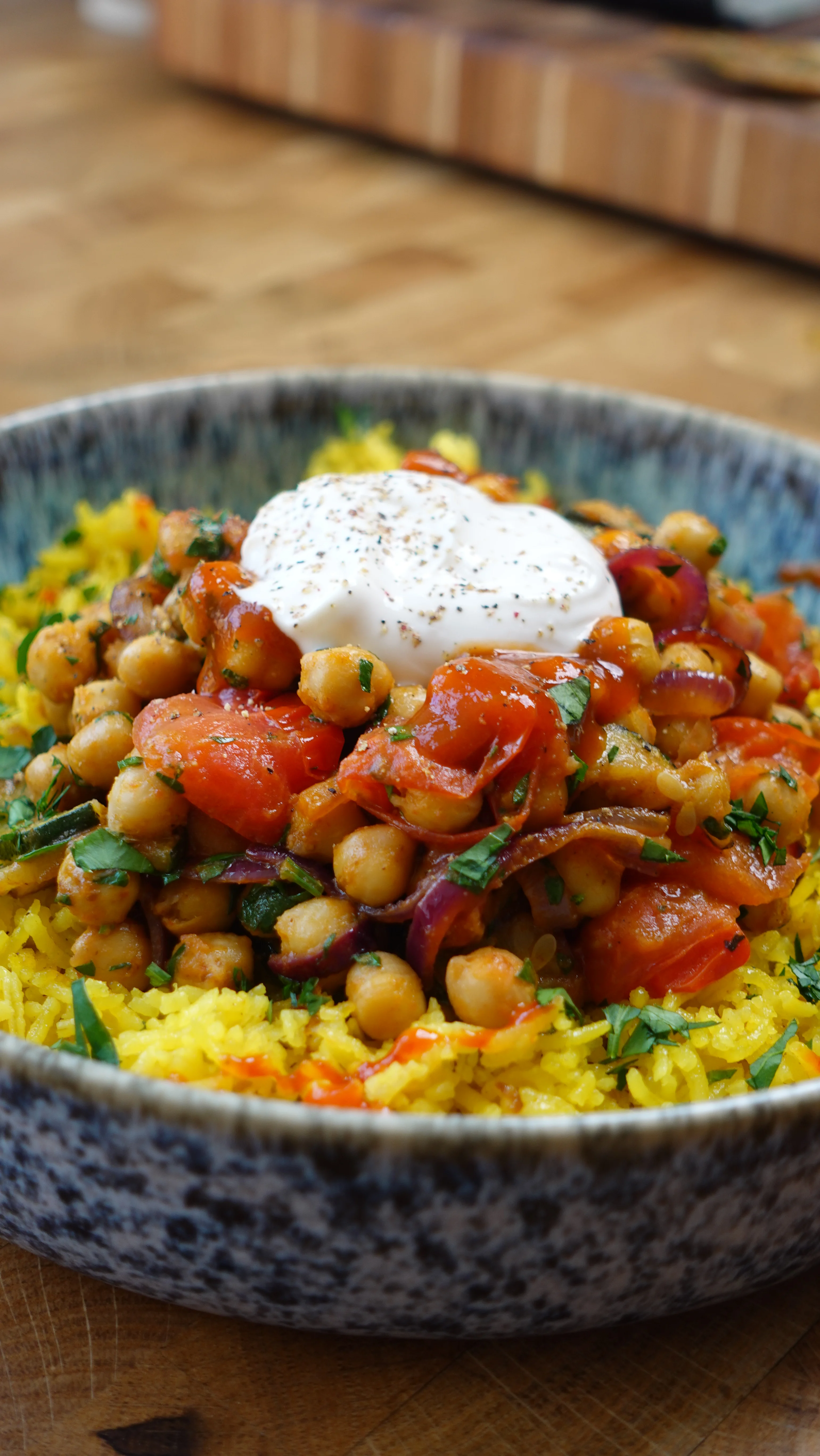 harissa-chickpeas-with-turmeric-rice
