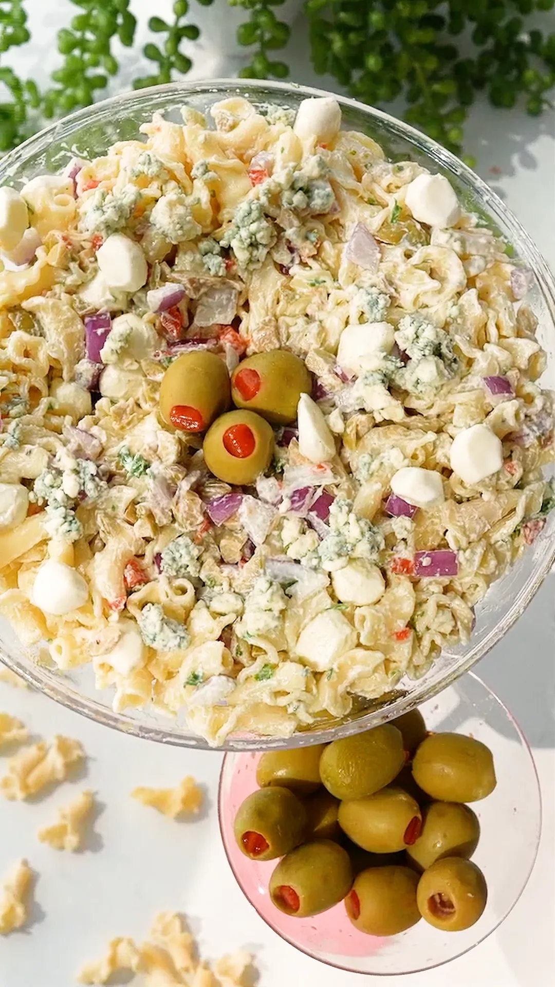 blue-cheese-olive-dirty-martini-pasta-salad