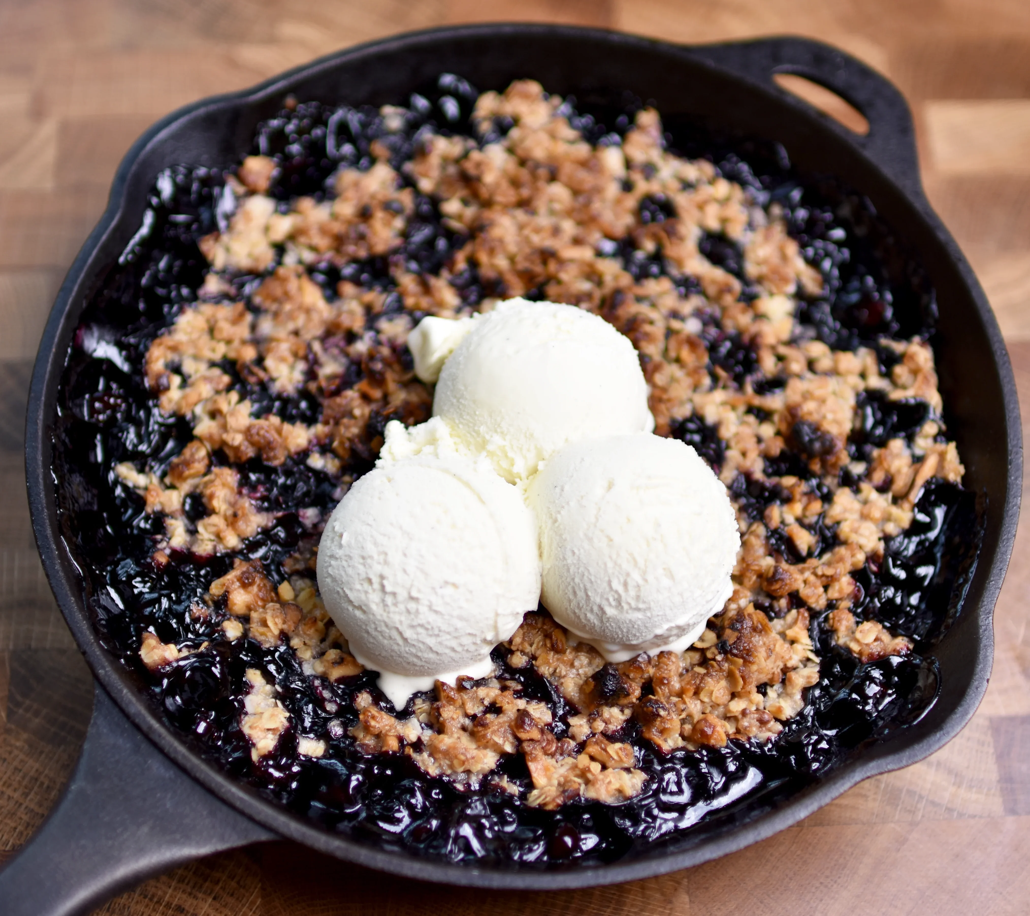 oaty-blueberry-cobbler-with-vegan-ice-cream