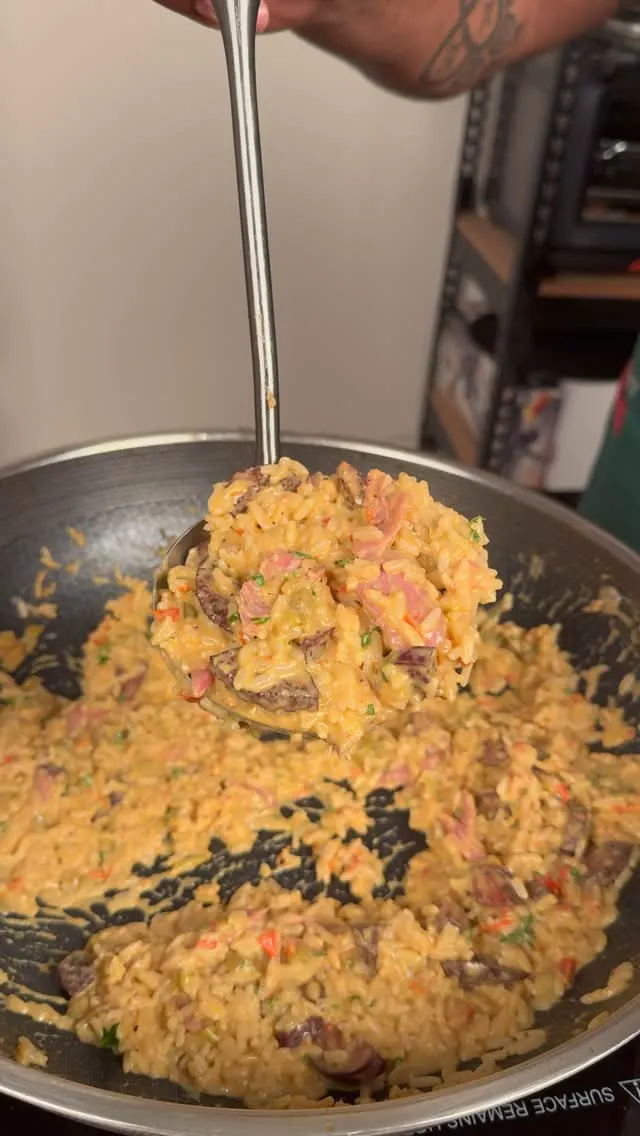 creamy-cajun-smoked-turkey-rice