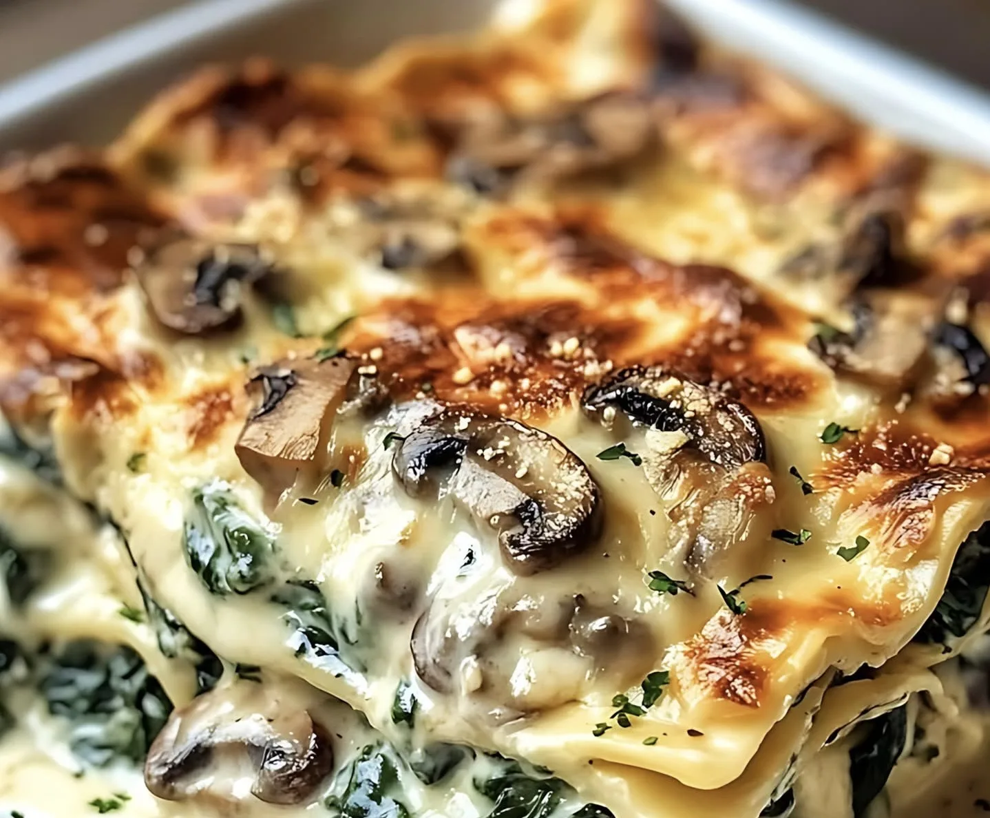 spinach-and-mushroom-lasagne