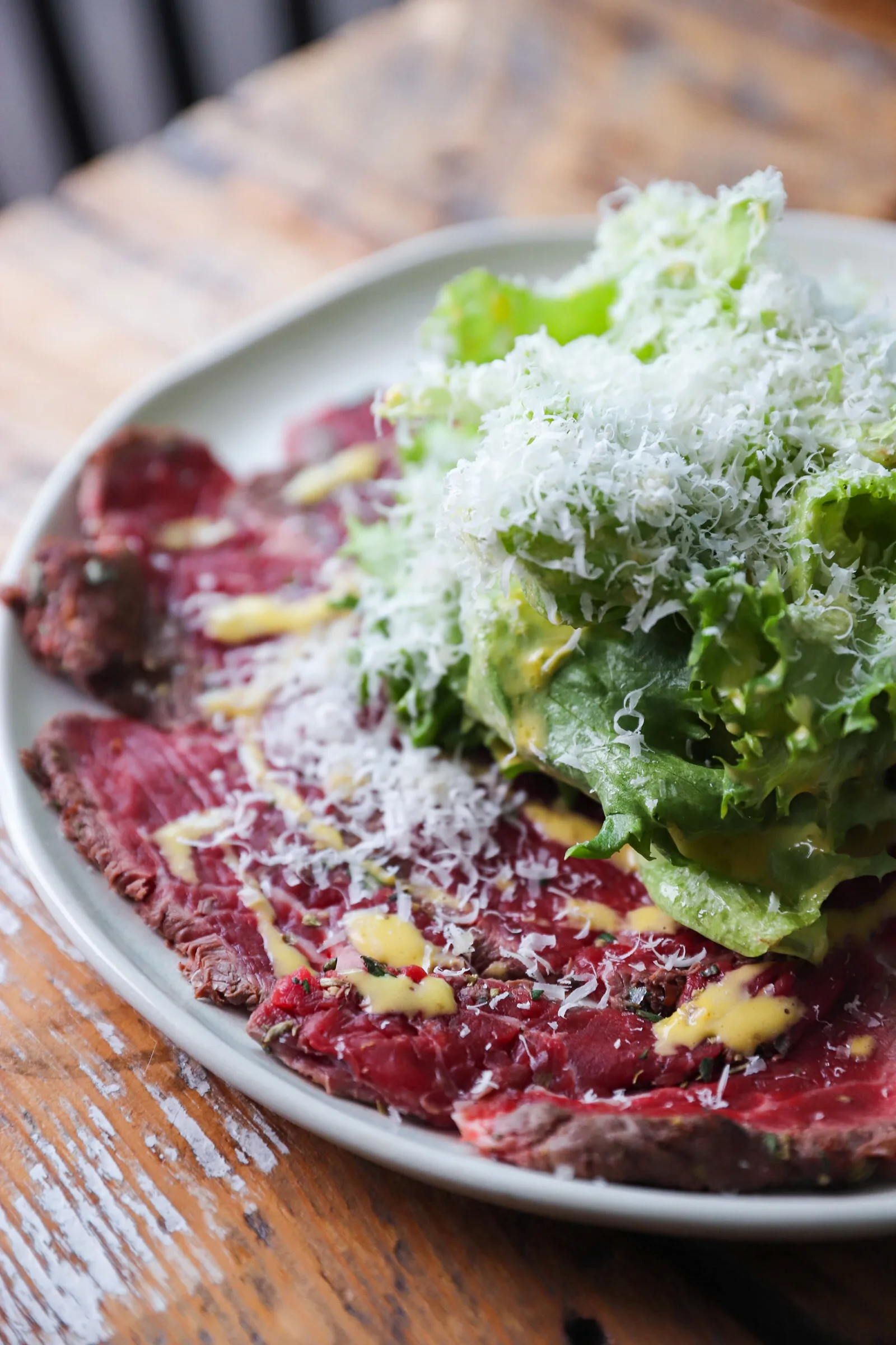 beef-carpaccio-caesar-salad