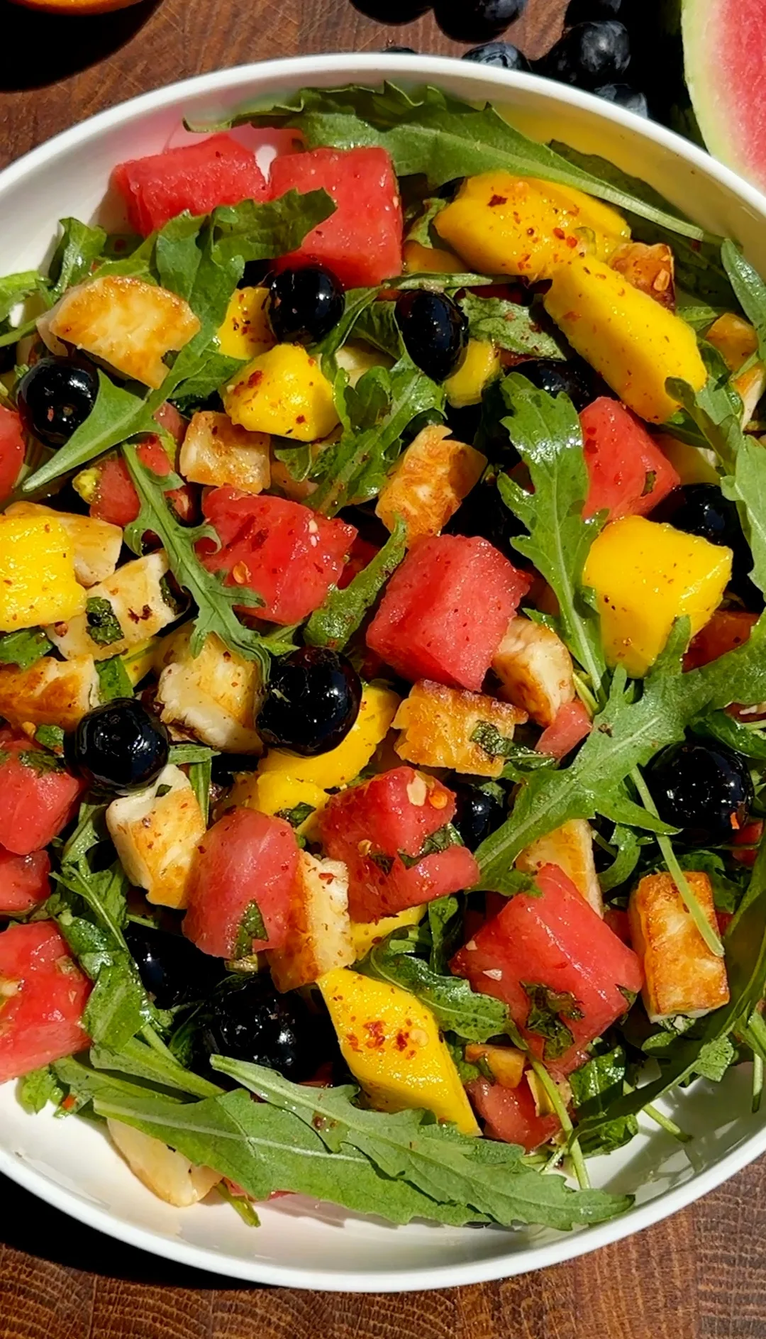 watermelon-halloumi-salad