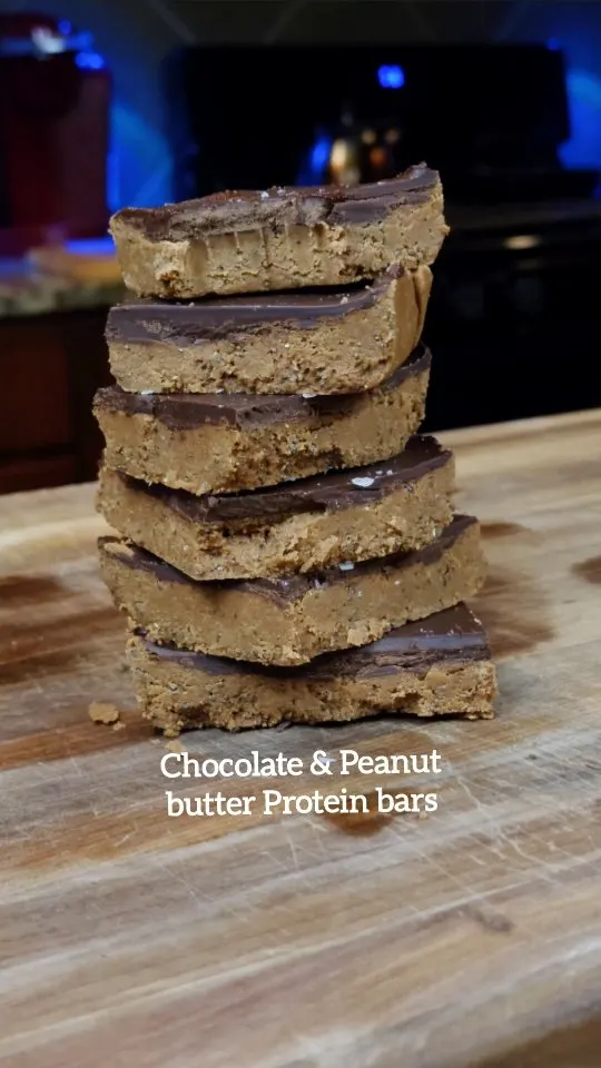 chocolate-and-peanut-butter-protein-bars