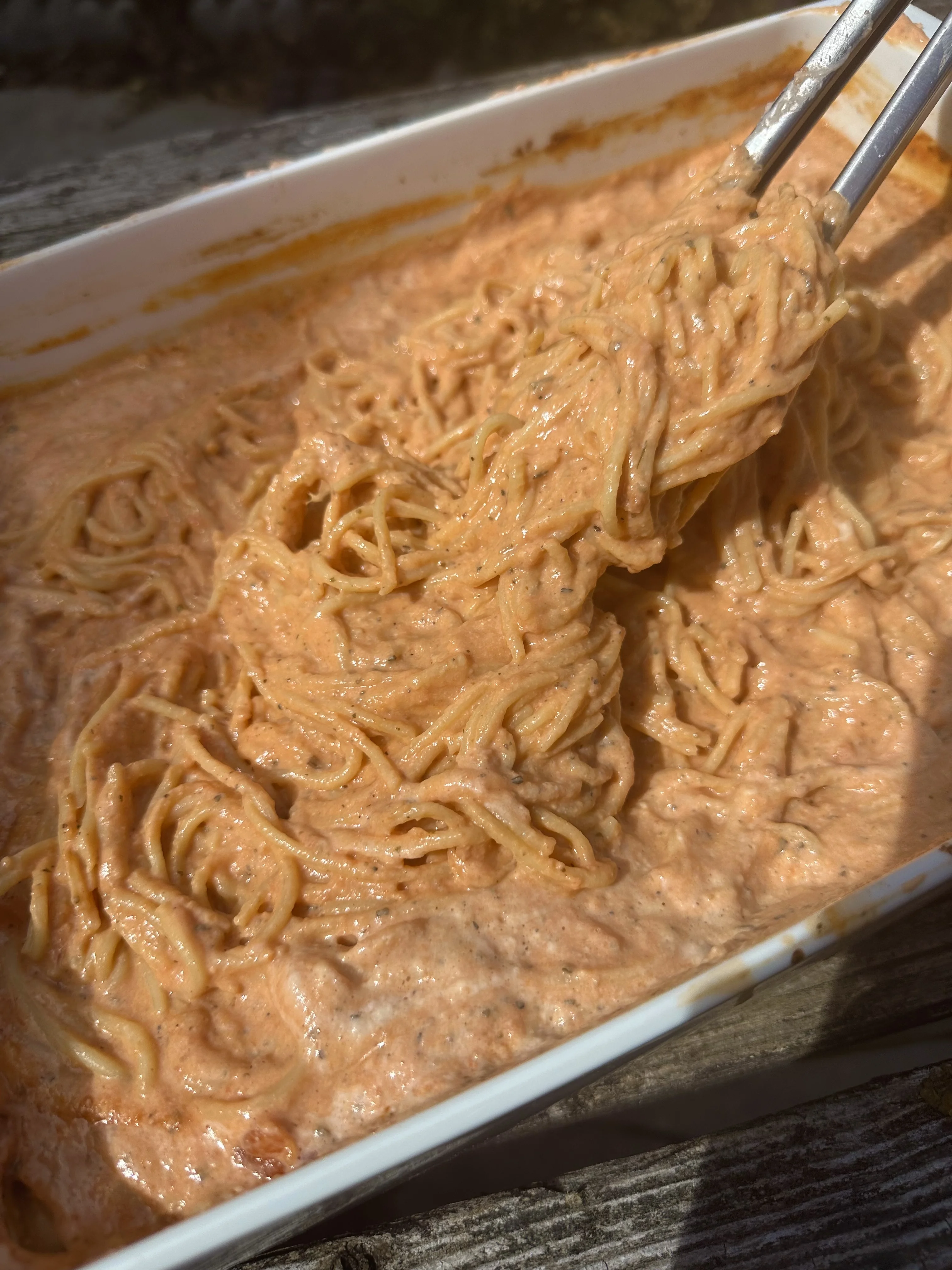 one-pan-high-protein-baked-spaghetti