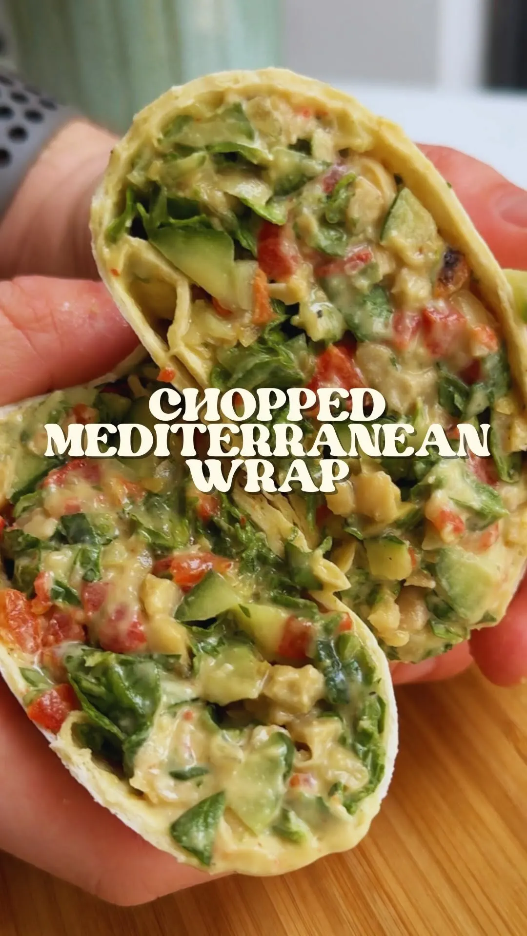 chopped-mediterranean-wrap