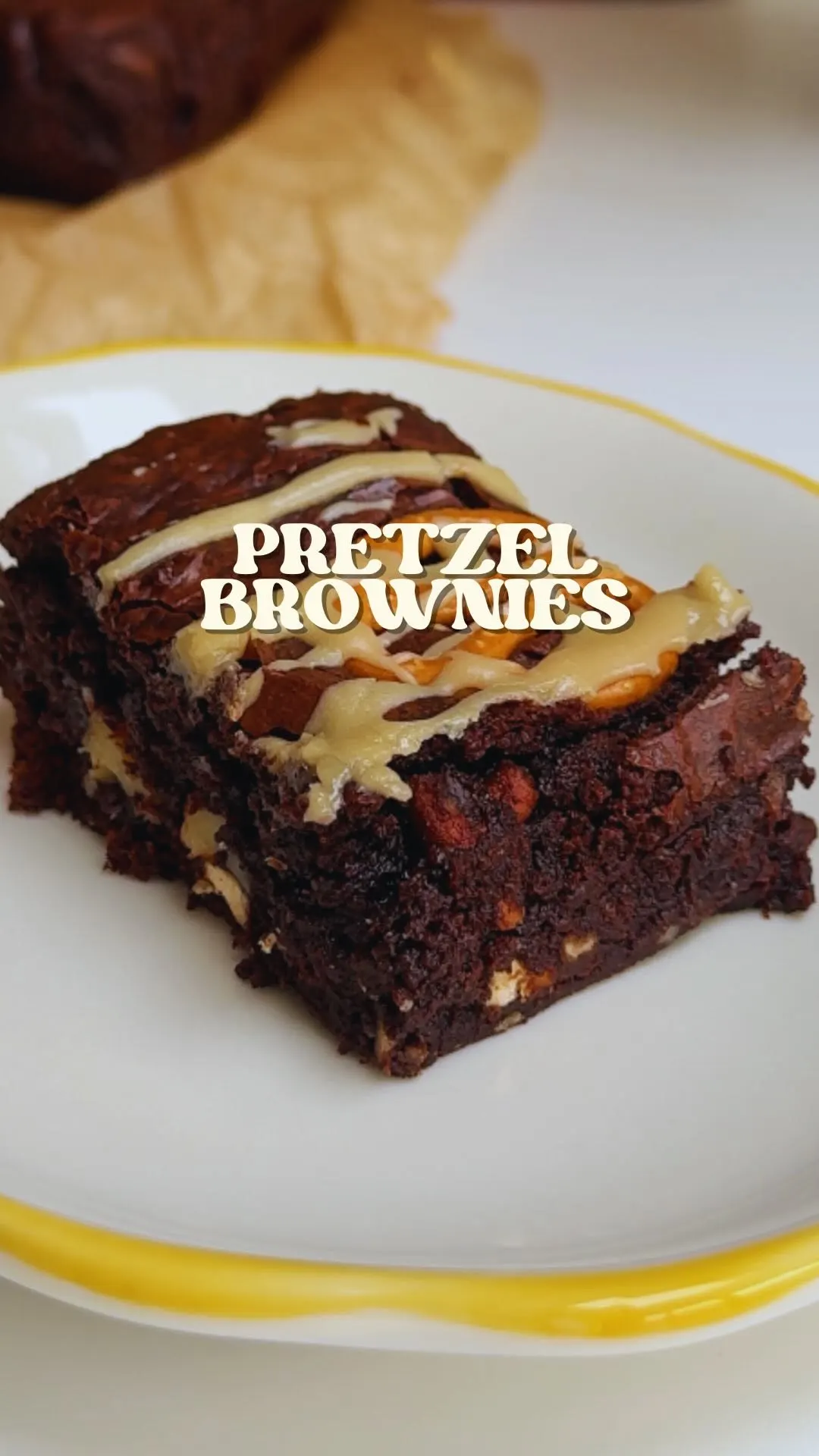 pretzel-brownies
