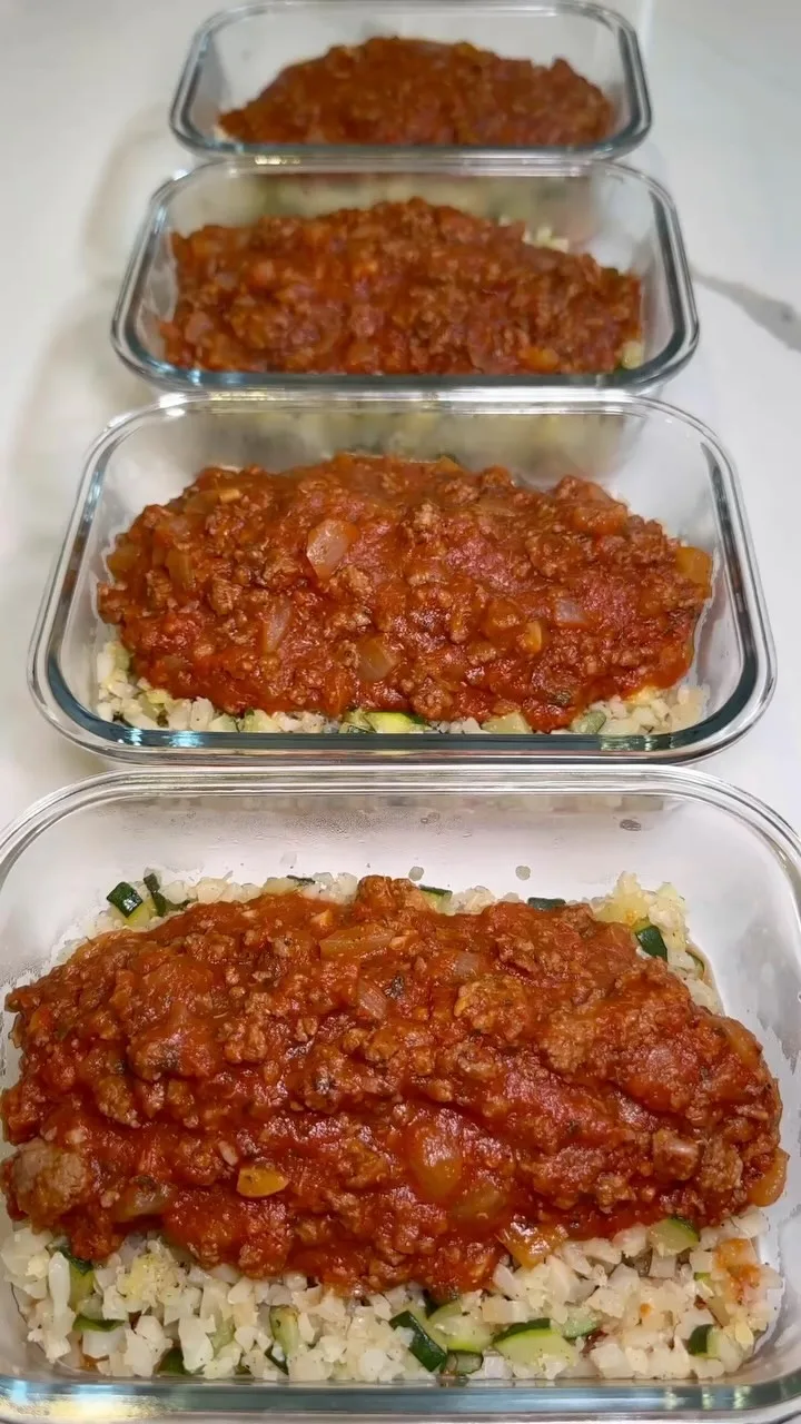 meat-sauce-and-cauliflower-rice
