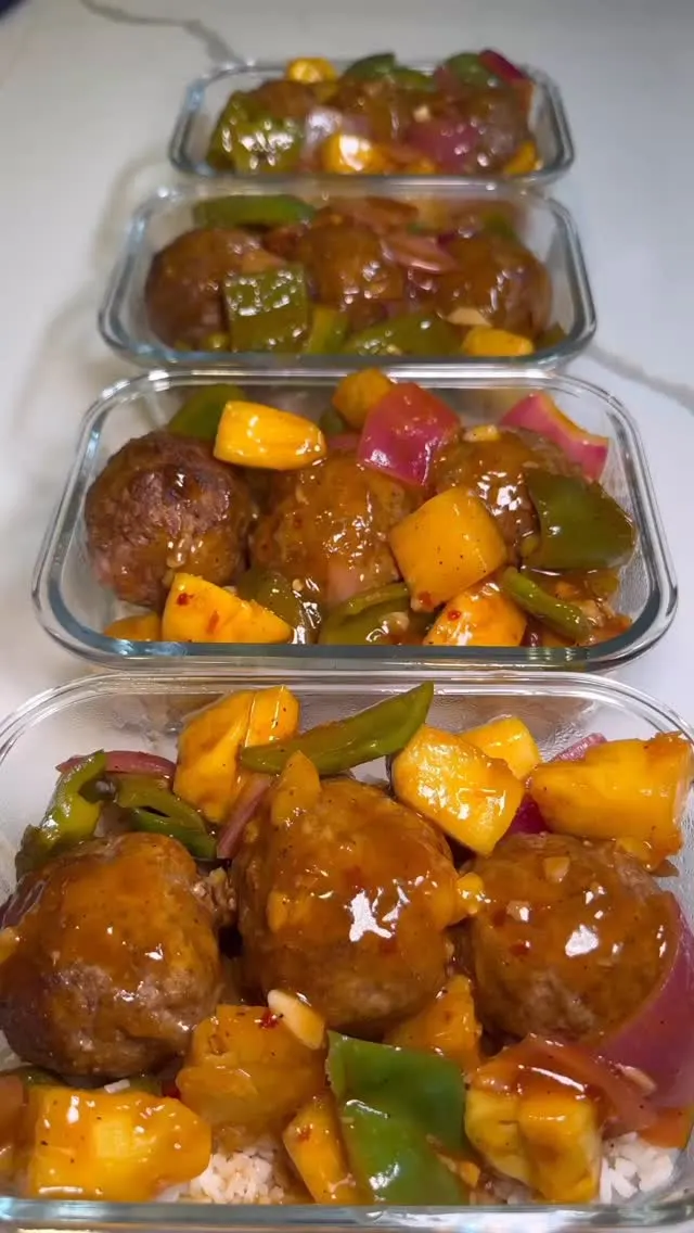 pineapple-turkey-meatballs